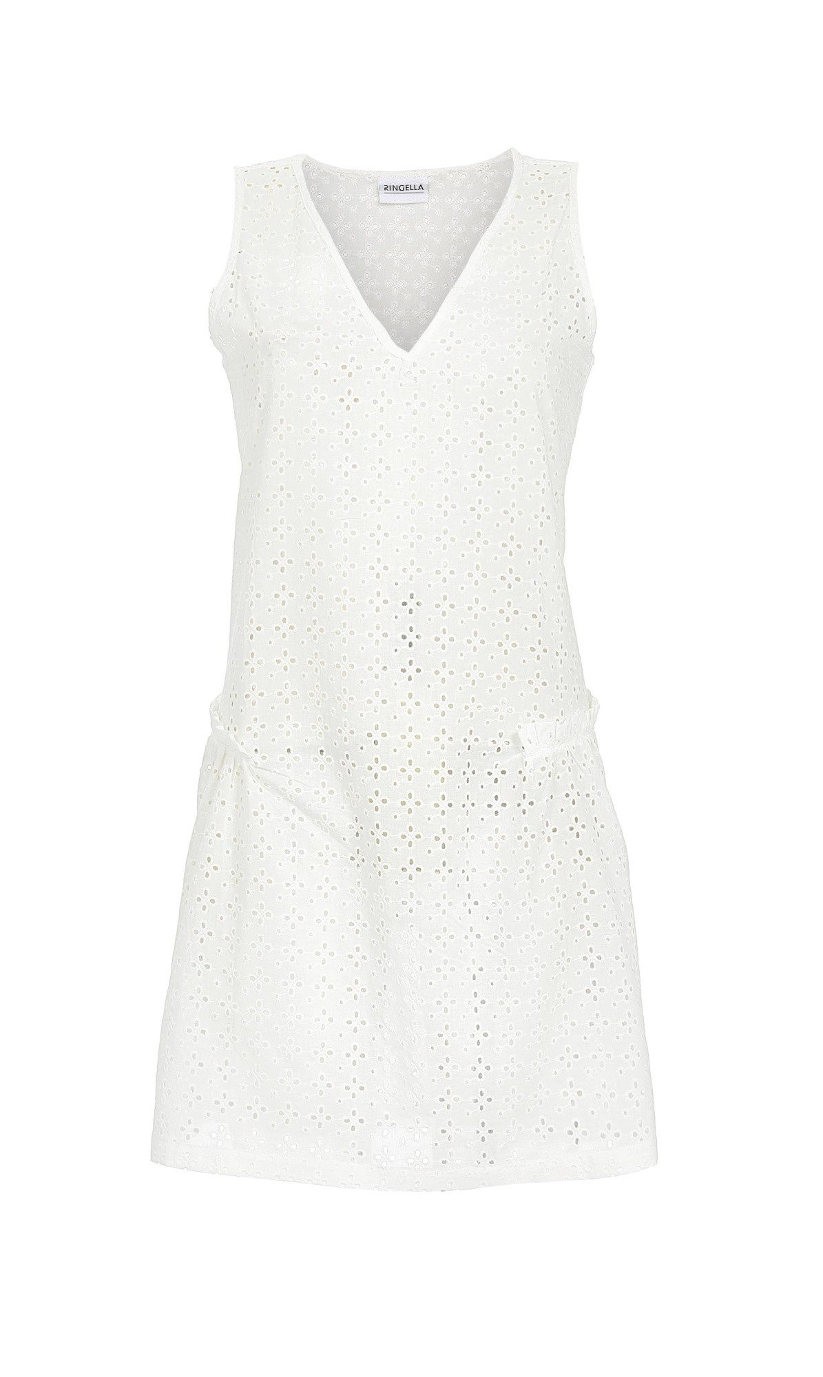 Ringella Sommerkleid Ärmelloses Kleid aus Baumwoll-Spitze Webware günstig online kaufen