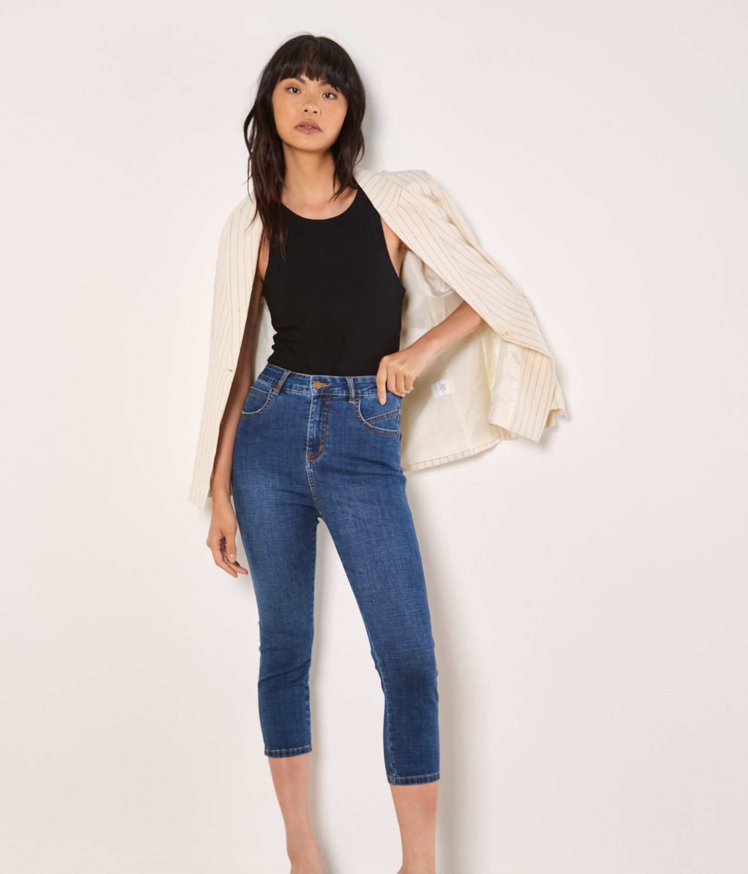Apricot Caprijeans Sara Jeans, in Stretchware günstig online kaufen