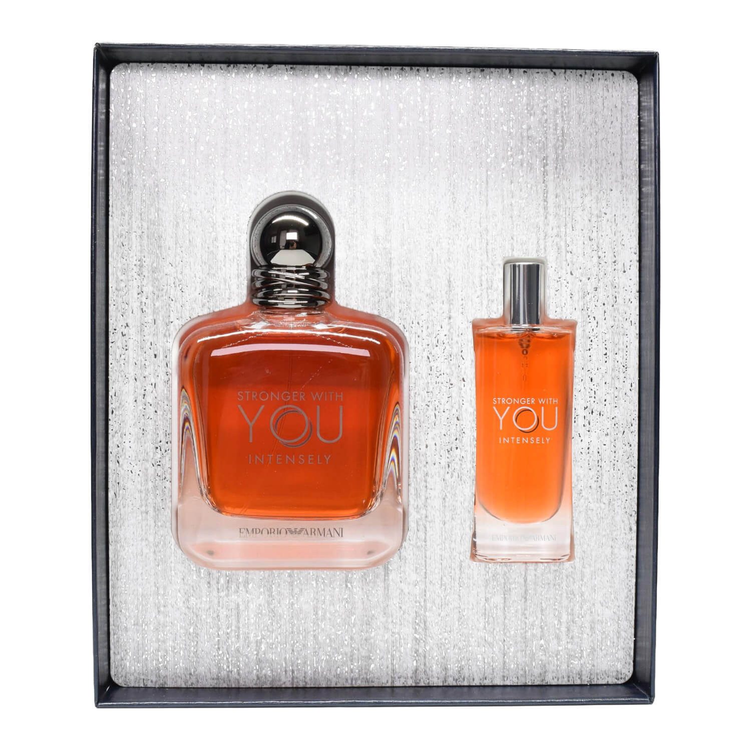 Giorgio Armani Duft-Set Stronger with You Intensely Eau de Parfum 100 ml + 15 ml Geschenk