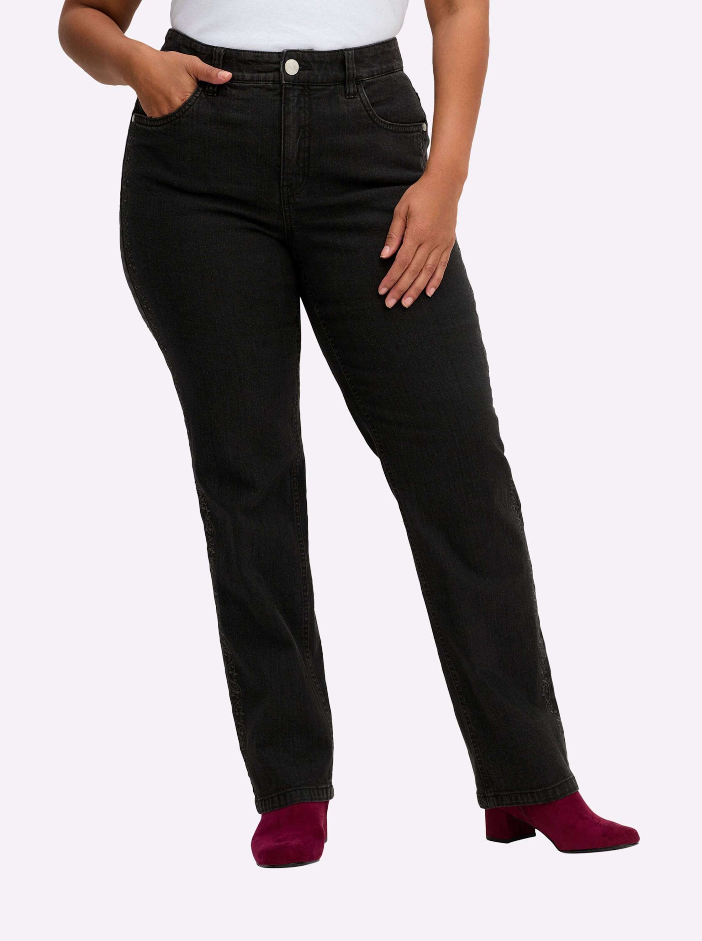 Sheego Bequeme Jeans Jeans. Reduzierter Preis € 27,99. Unverbindliche Preisempfehlung € 69,99