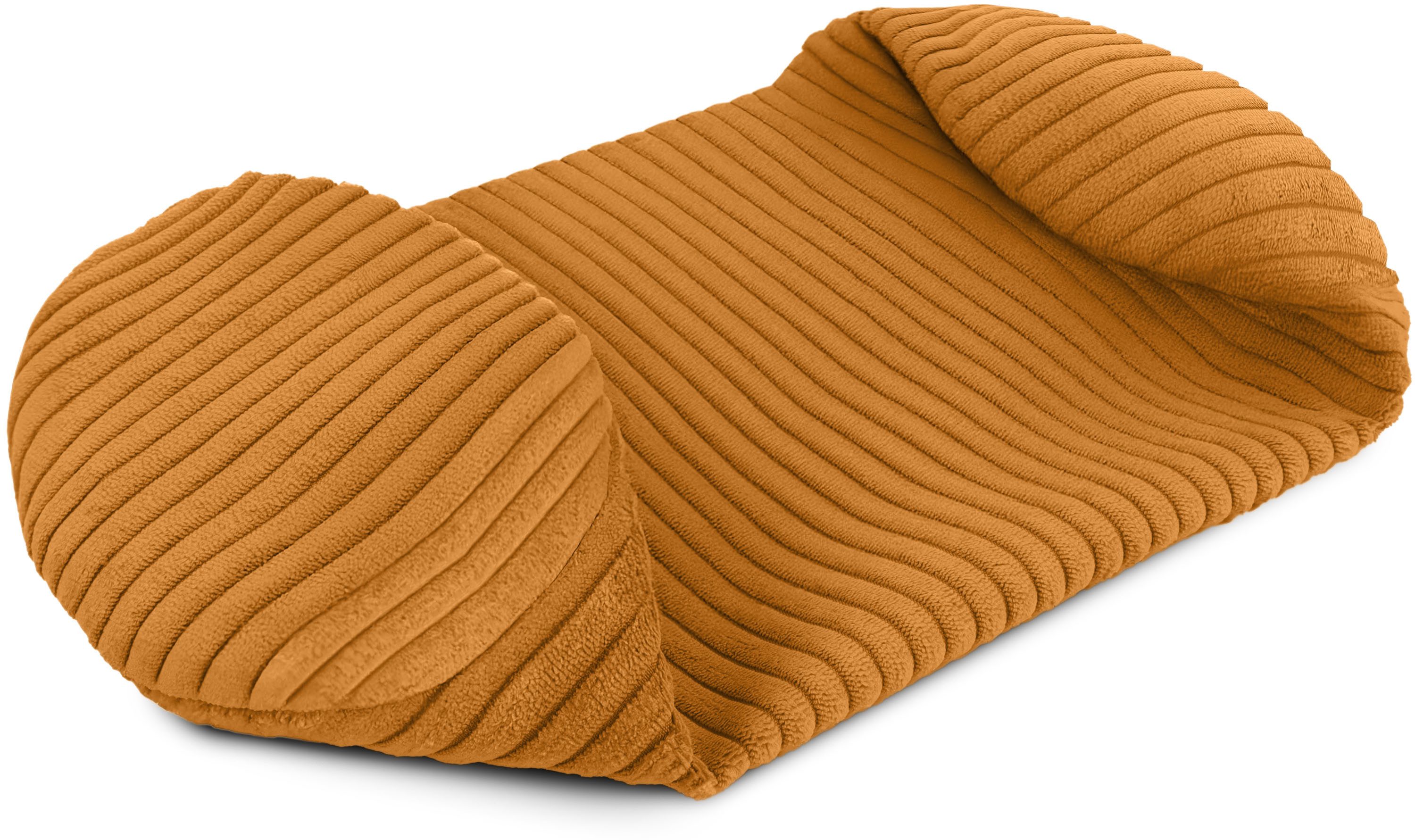 Amilian Nackenrollenbezug 15x40 cm - Ersatzbezug für Nackenrolle; Bettrolle; Kissenrolle, waschbarer Bezug mit verdecktem Zip für leichtes Abnehmen.