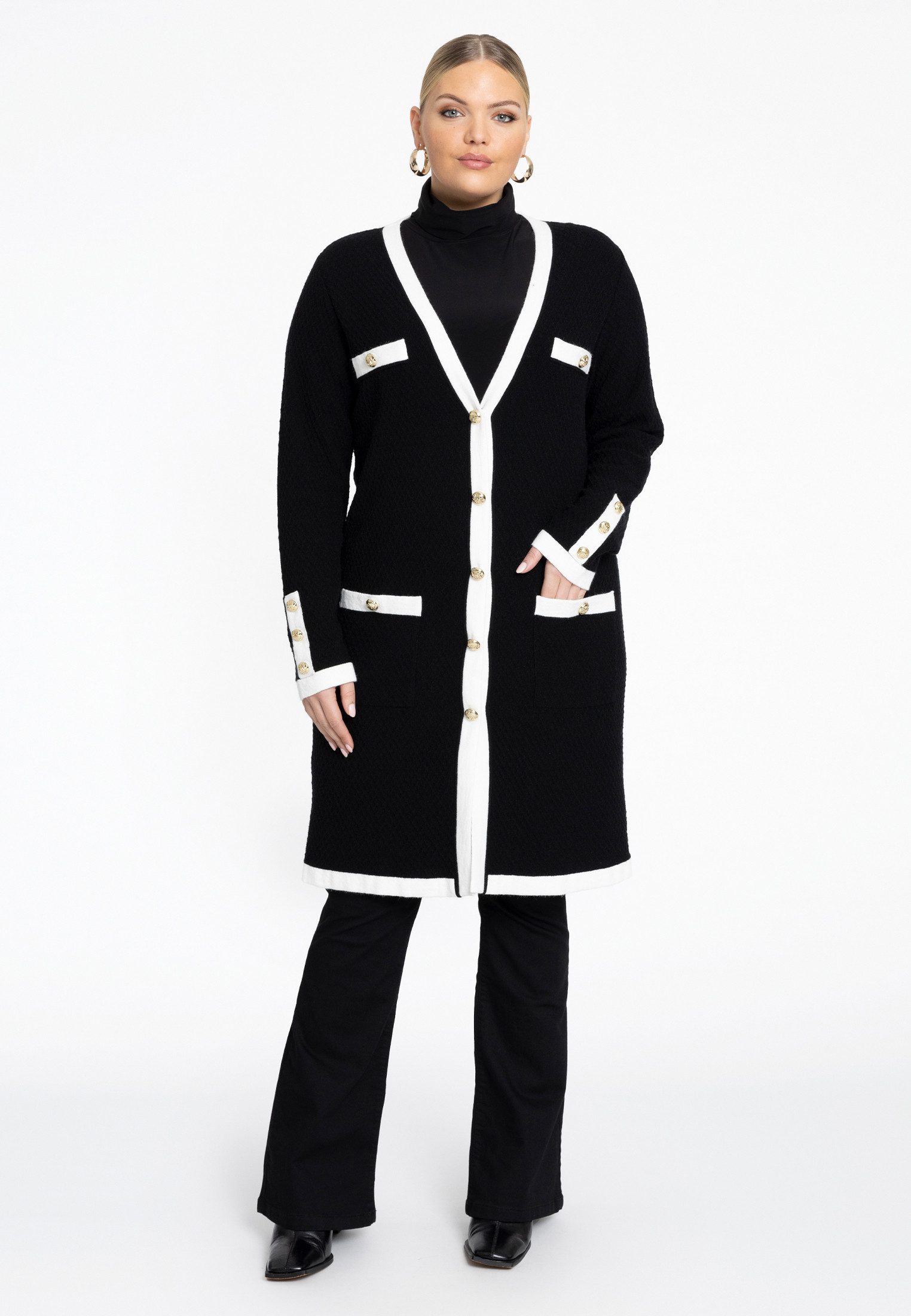 YOEK Cardigan Damen Strickjacke Große Größen günstig online kaufen