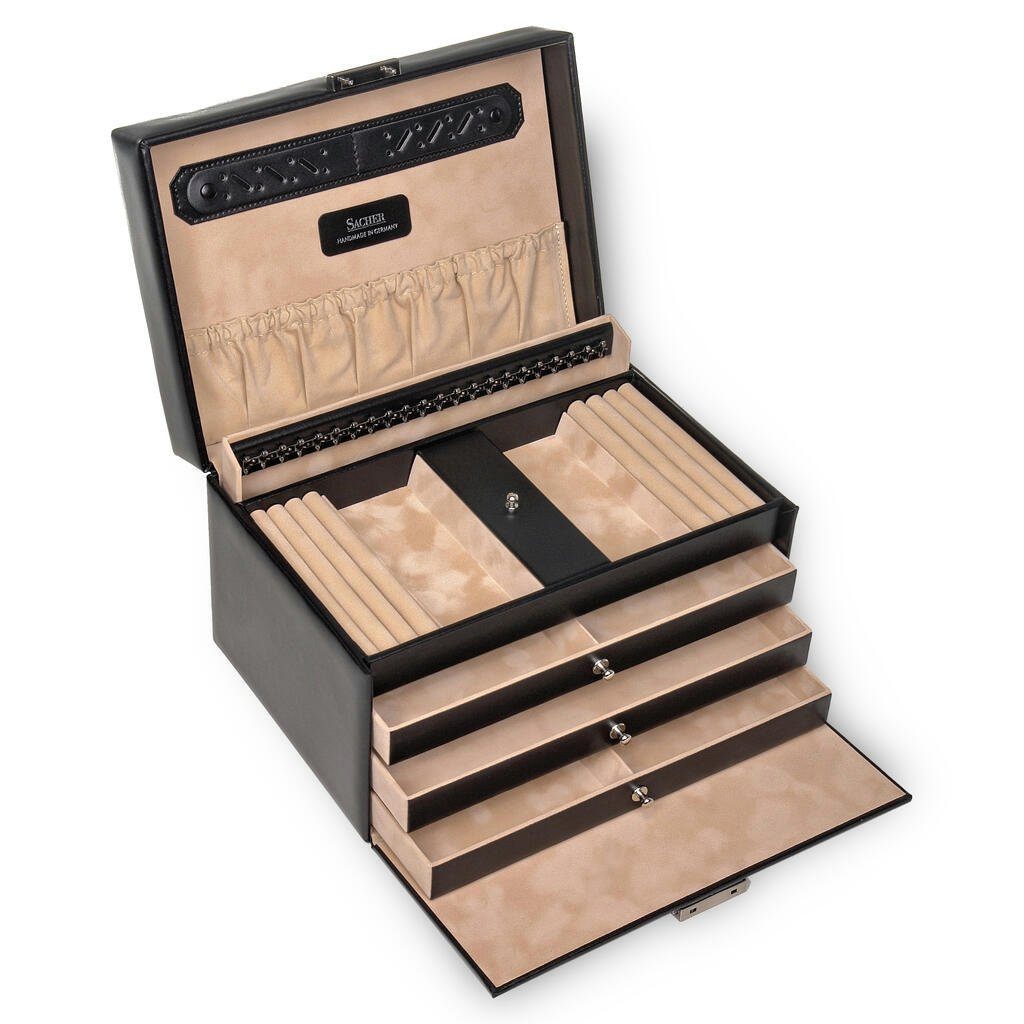 Sacher Schmuckkasten Julia, Handgefertigt in Deutschland