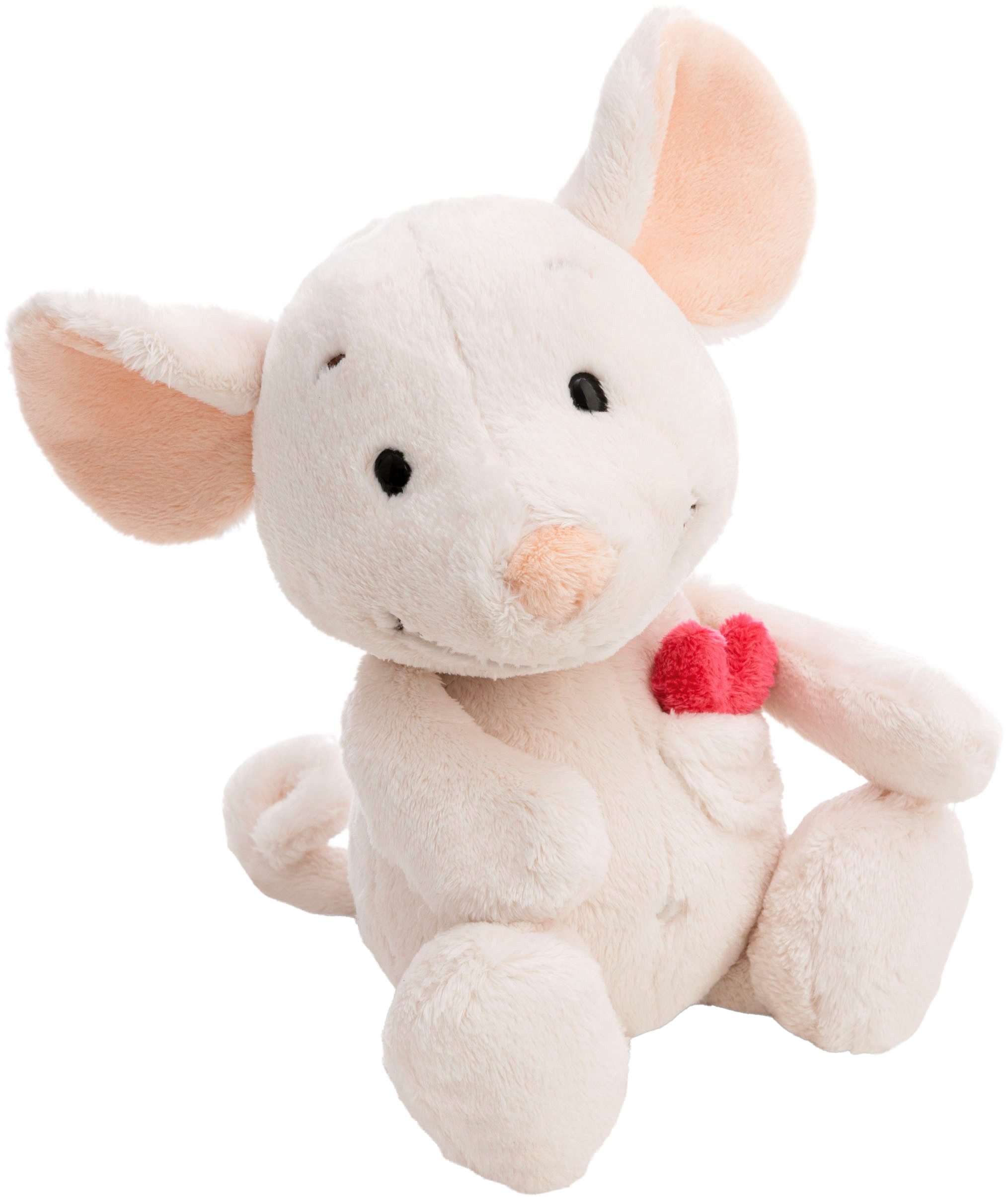 Nici Kuscheltier Love, Maus Mira mit Herz 25cm