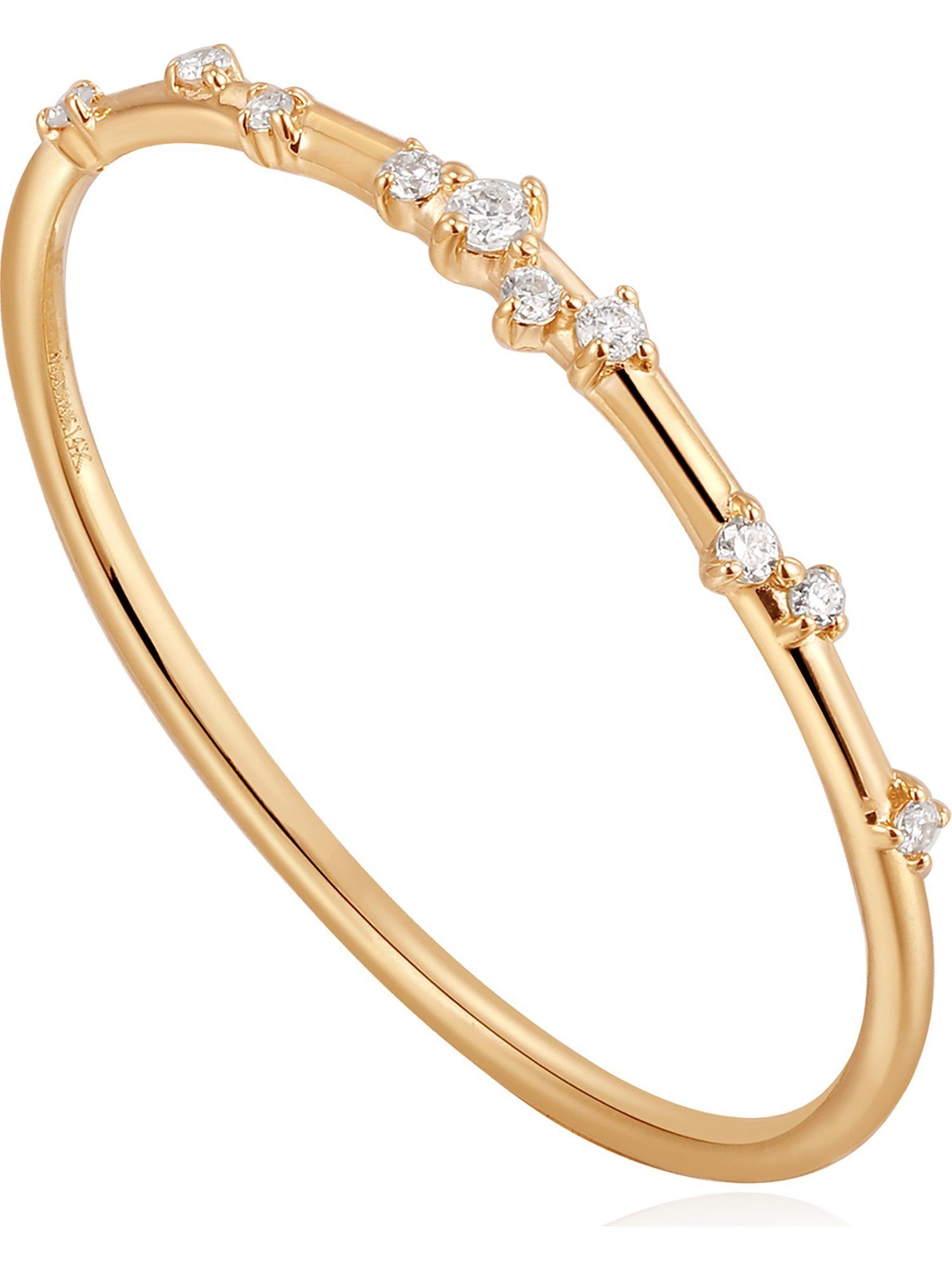 Ania Haie Fingerring Ania Haie Damen-Damenring 585er Gelbgold Diamant