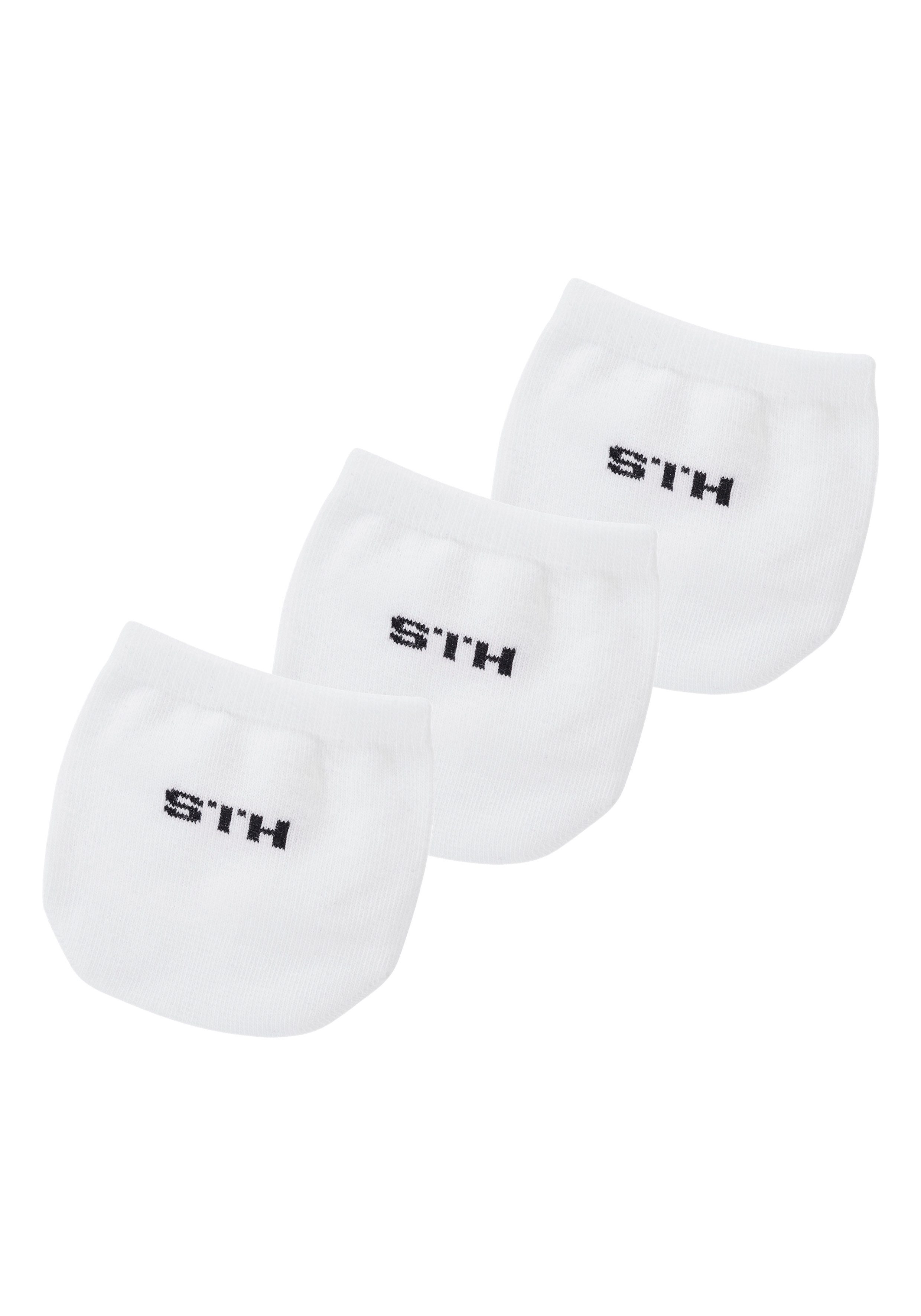 H.I.S Zehlinge Damen Zehentopper, Zehensocken, Halbsocken mit Baumwolle (Packung, 3-Paar, one size) halbe Socken für Pantoletten