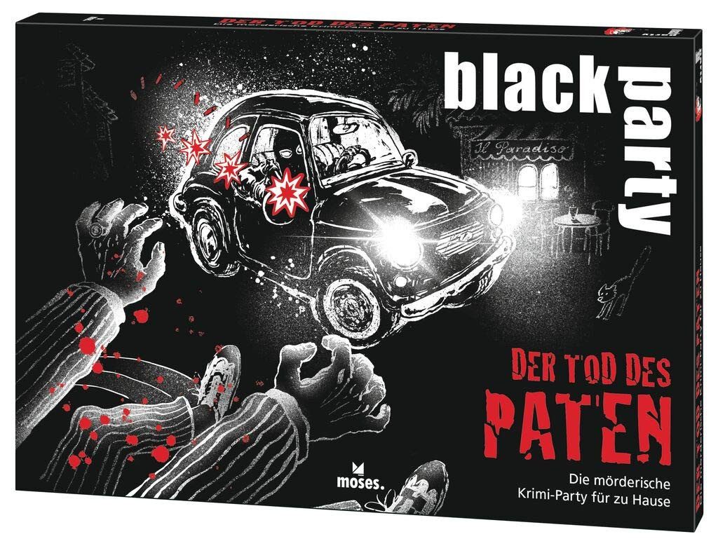 moses Spiel Black Party - Der Tod des Paten, Kartenspiel, 6-7 Spieler