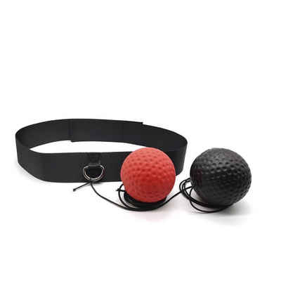 Rnemitery Punchingball Boxen Training Ball, Boxen Reflexball,2 Bälle + Verstellbares Kopfband (2-tlg)