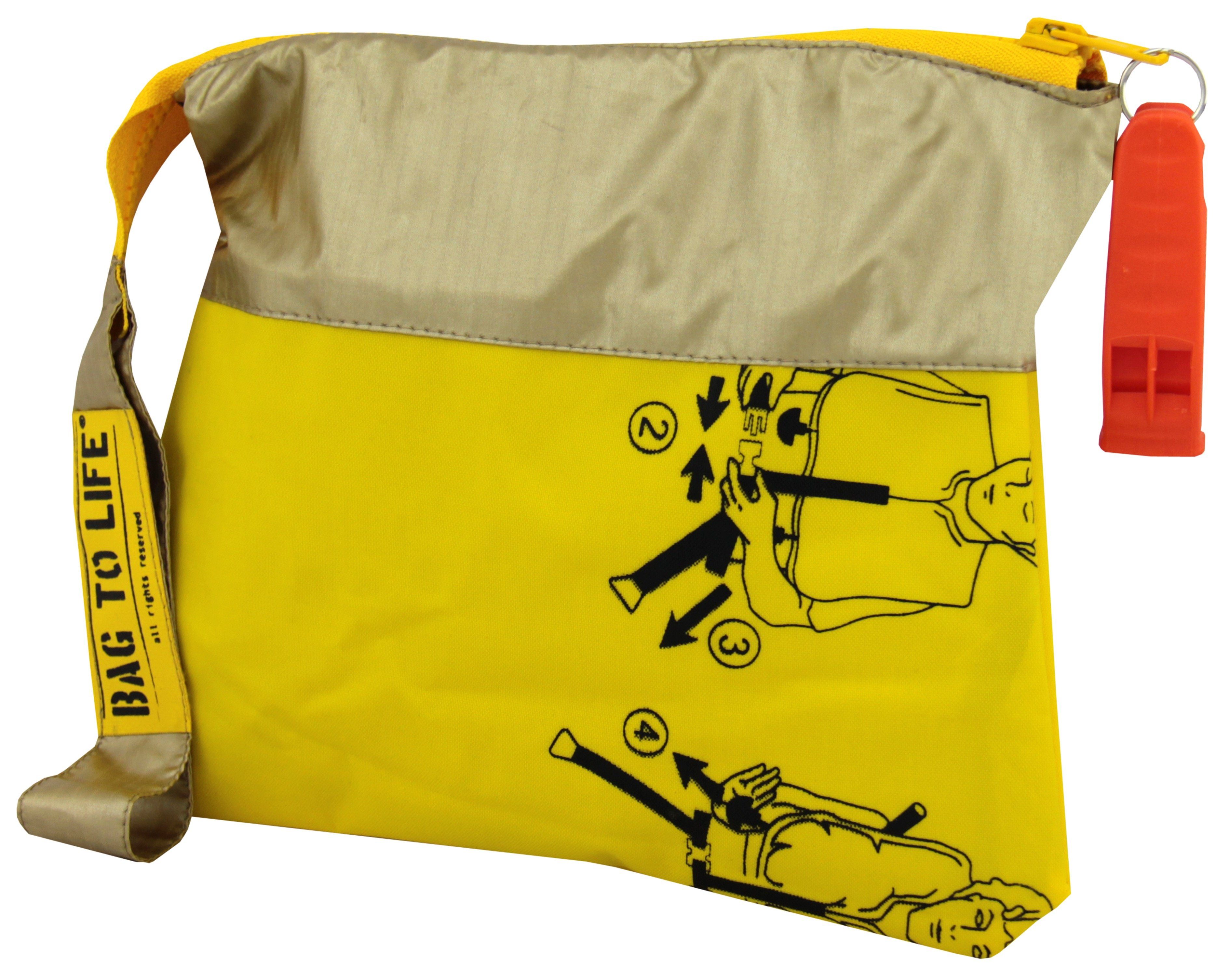 Damen Kulturbeutel Bag to Life Kosmetiktasche Amenity Kit, aus recycelter Rettungsweste