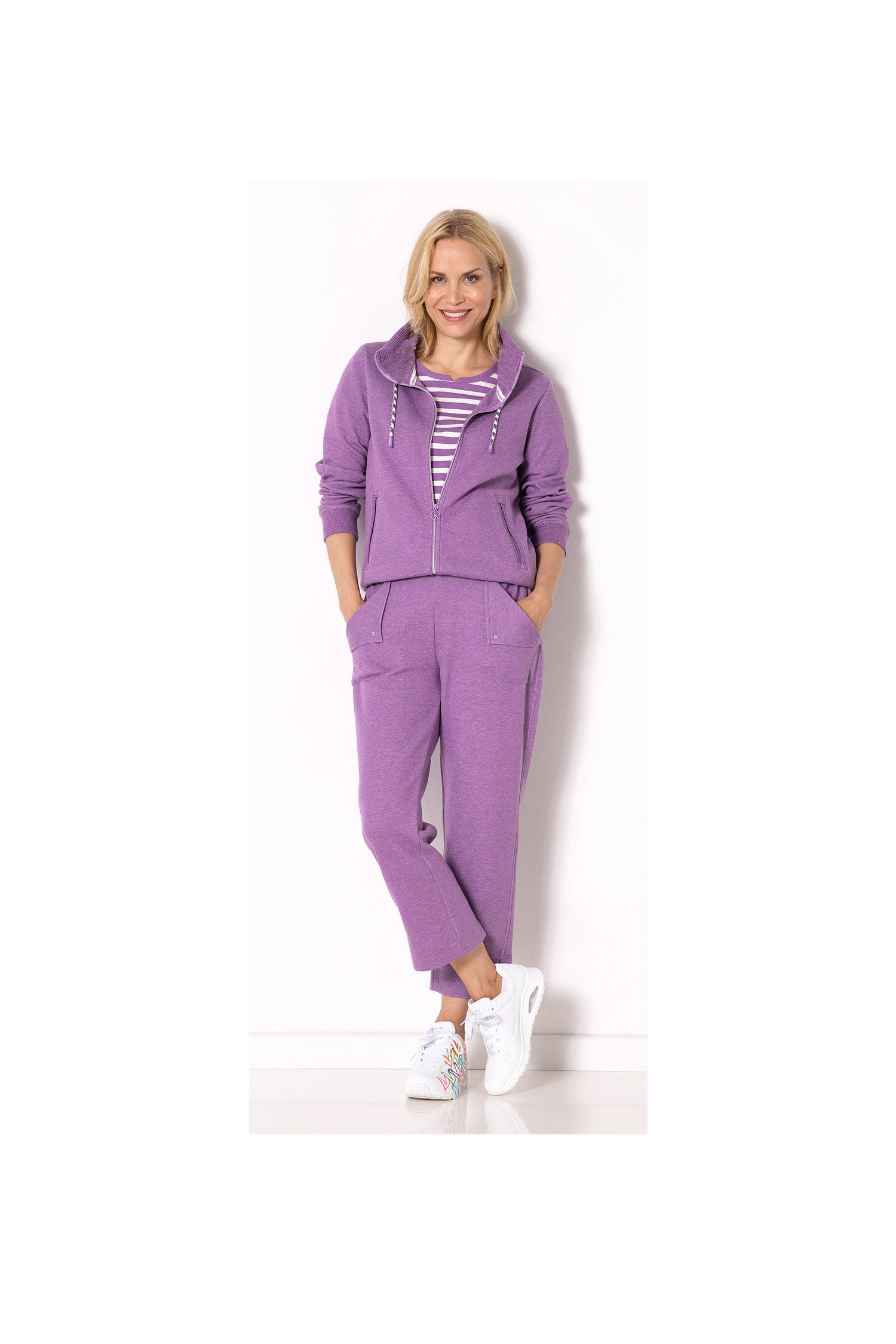 SER Sweatjacke Sweatjacke Stehkragen W1260301