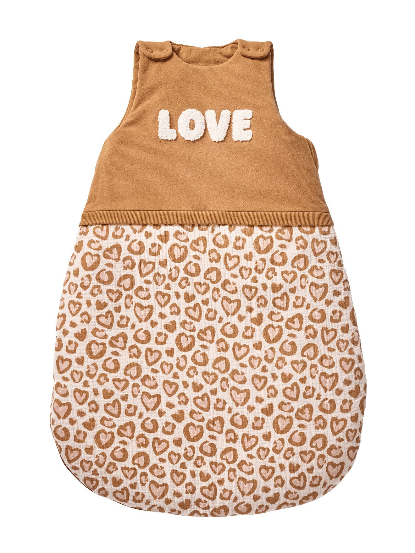vertbaudet Babyschlafsack Baby Schlafsack mit abnehmbaren Ärmeln LOVELY LEO, Winterschlafsack, 3 TOG