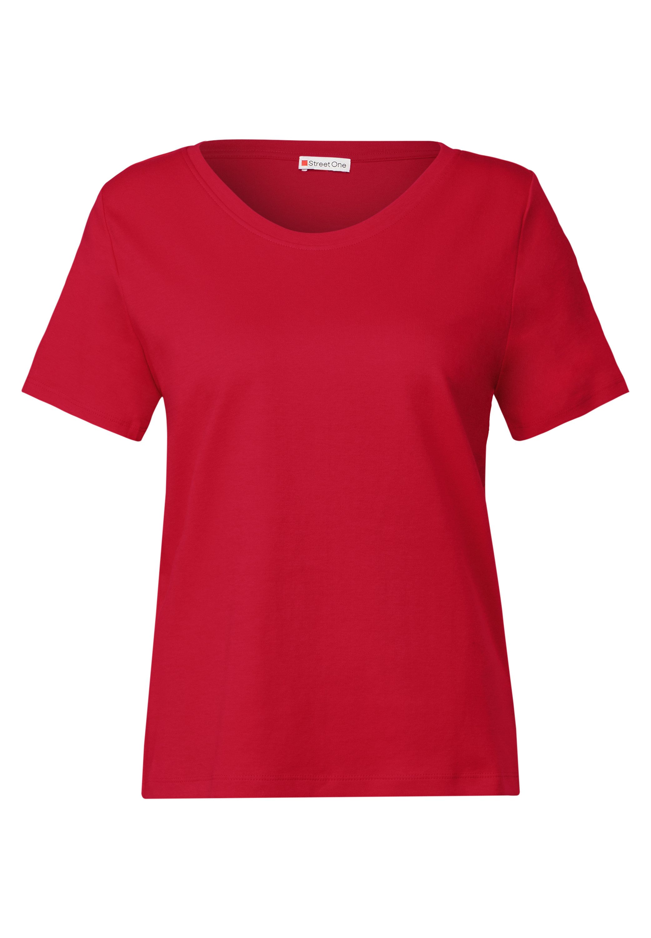 STREET ONE T-Shirt aus reiner Baumwolle