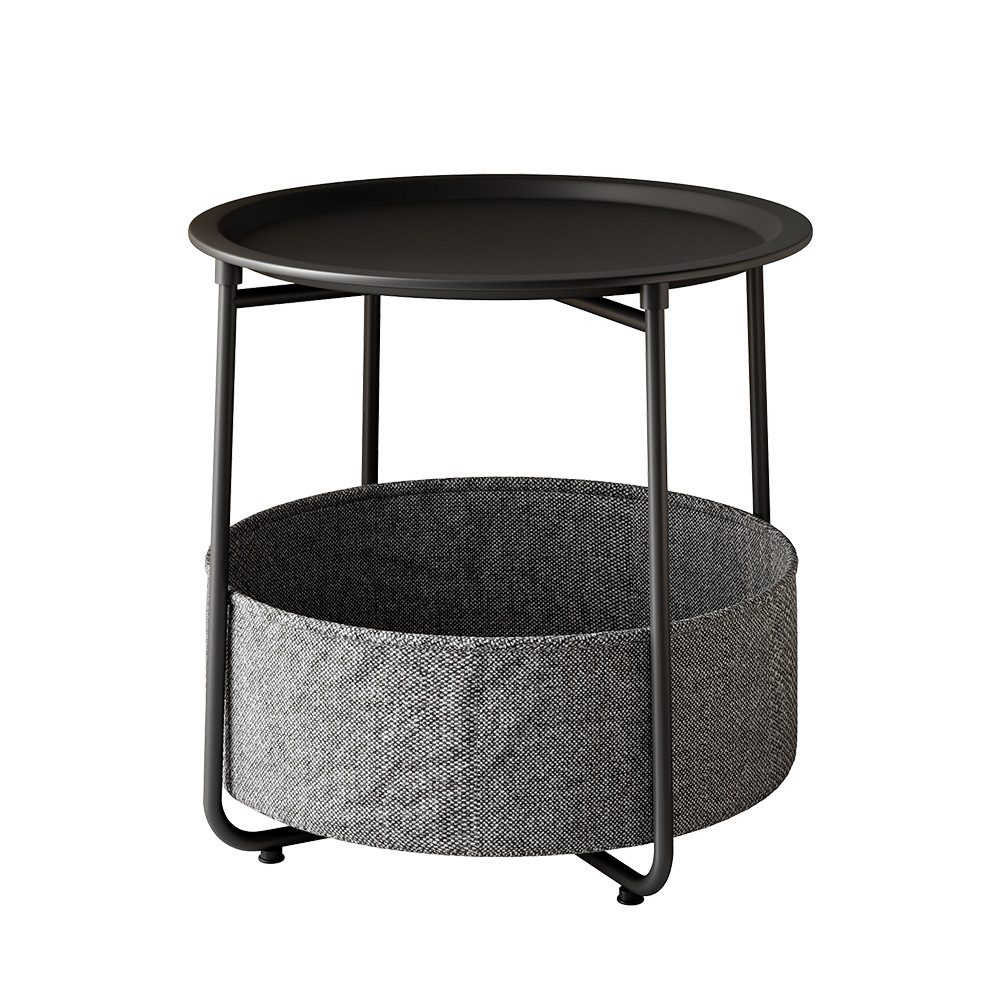 Vicco Couchtisch Liva, Schwarz, 47 x 50 cm günstig online kaufen