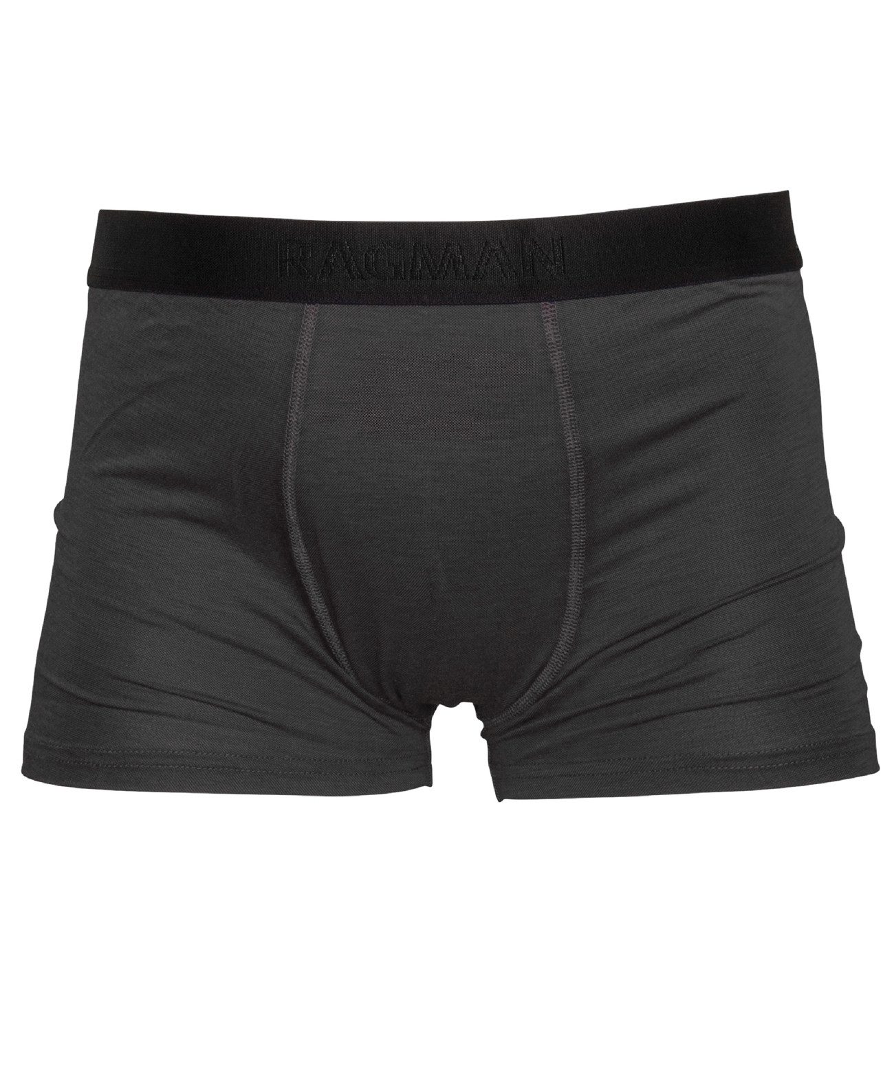 RAGMAN Boxershorts RAGMAN Underwear HerrenShorts Doppelpack JERSEY Stretch Anthrazit