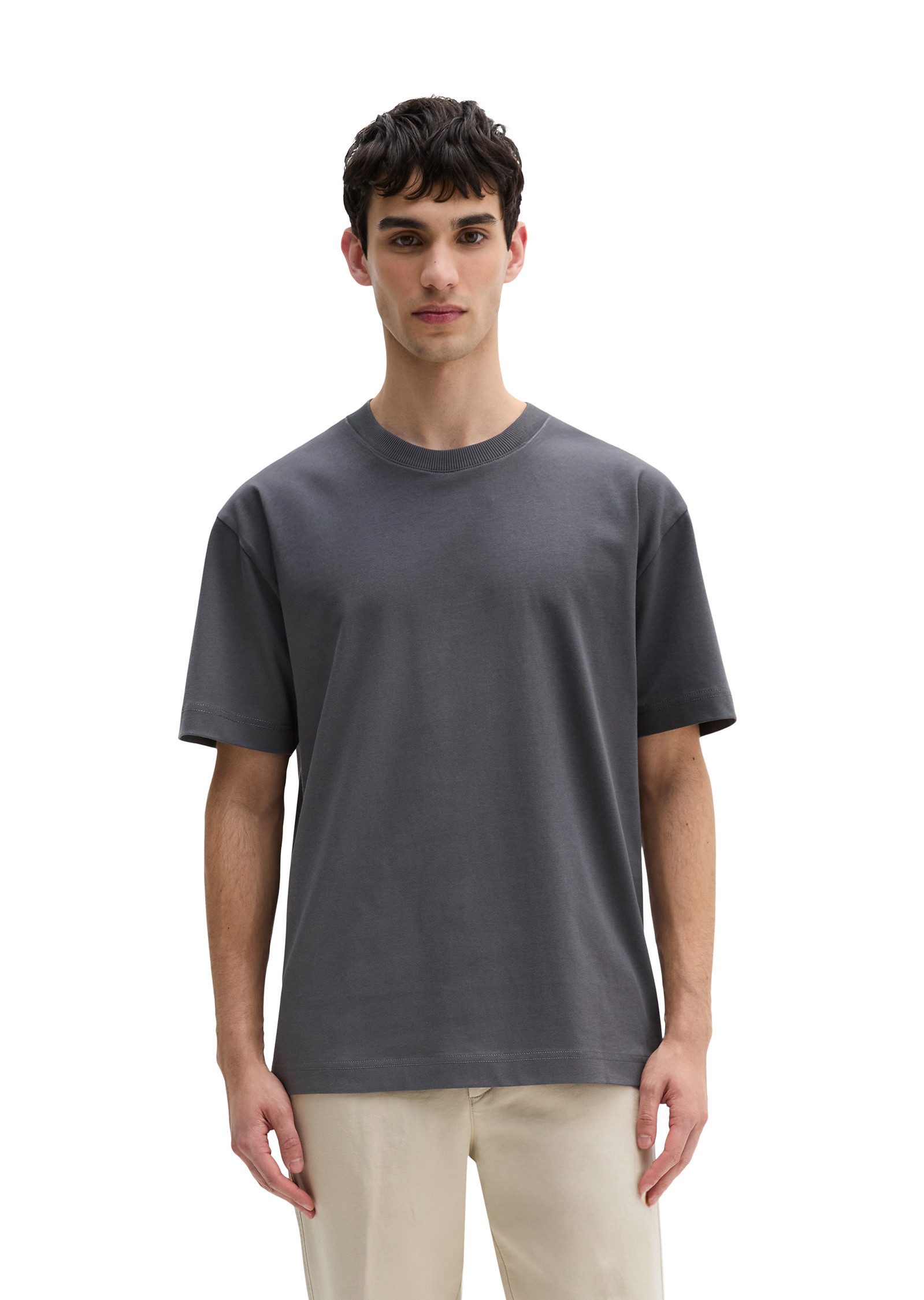 Marc O'Polo T-Shirt aus schwerem Bio-Baumwoll-Jersey günstig online kaufen
