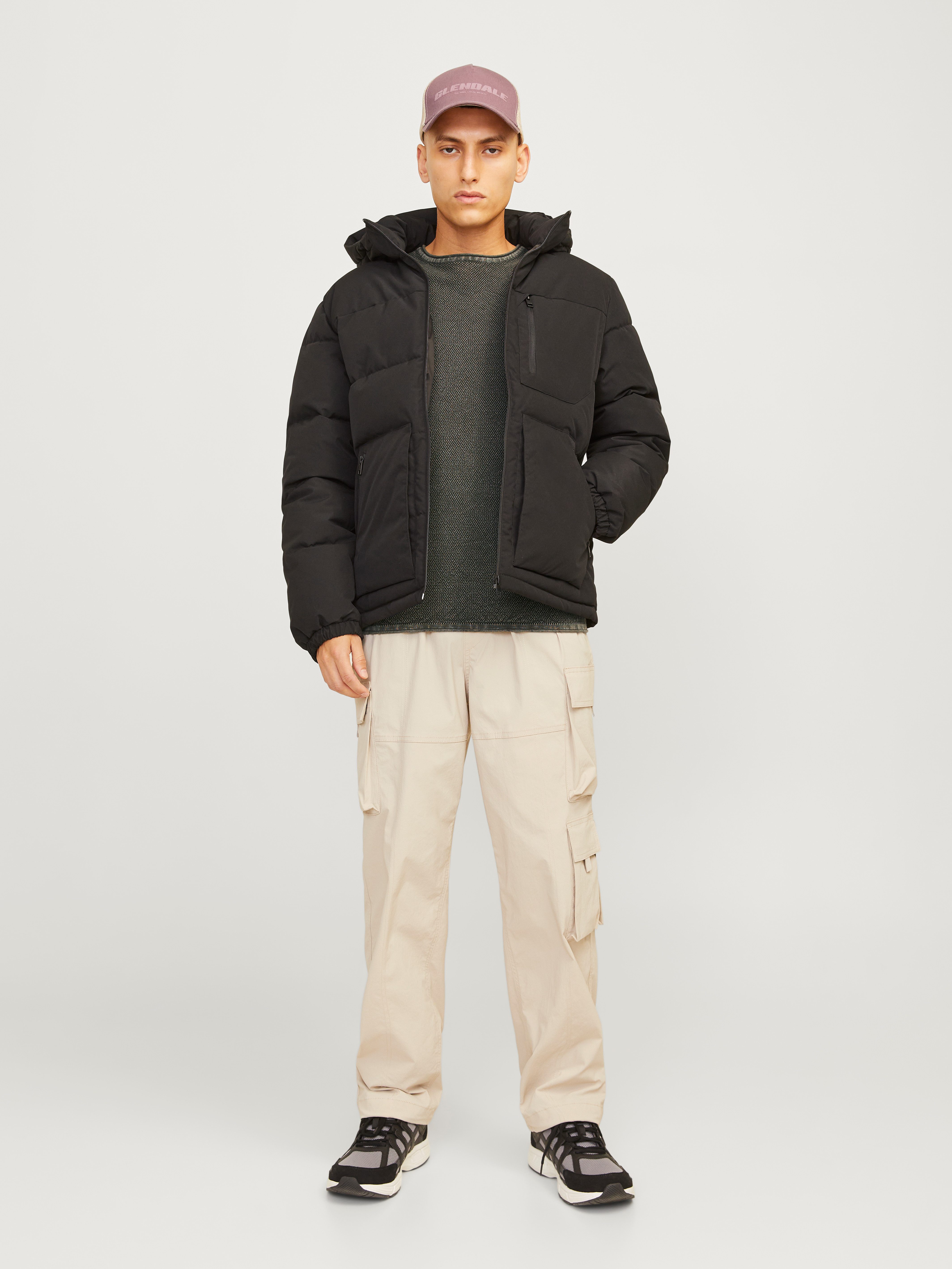 Jack & Jones Rundhalspullover JJDEAN KNIT CREW NECK AW24 in gewaschener Optik