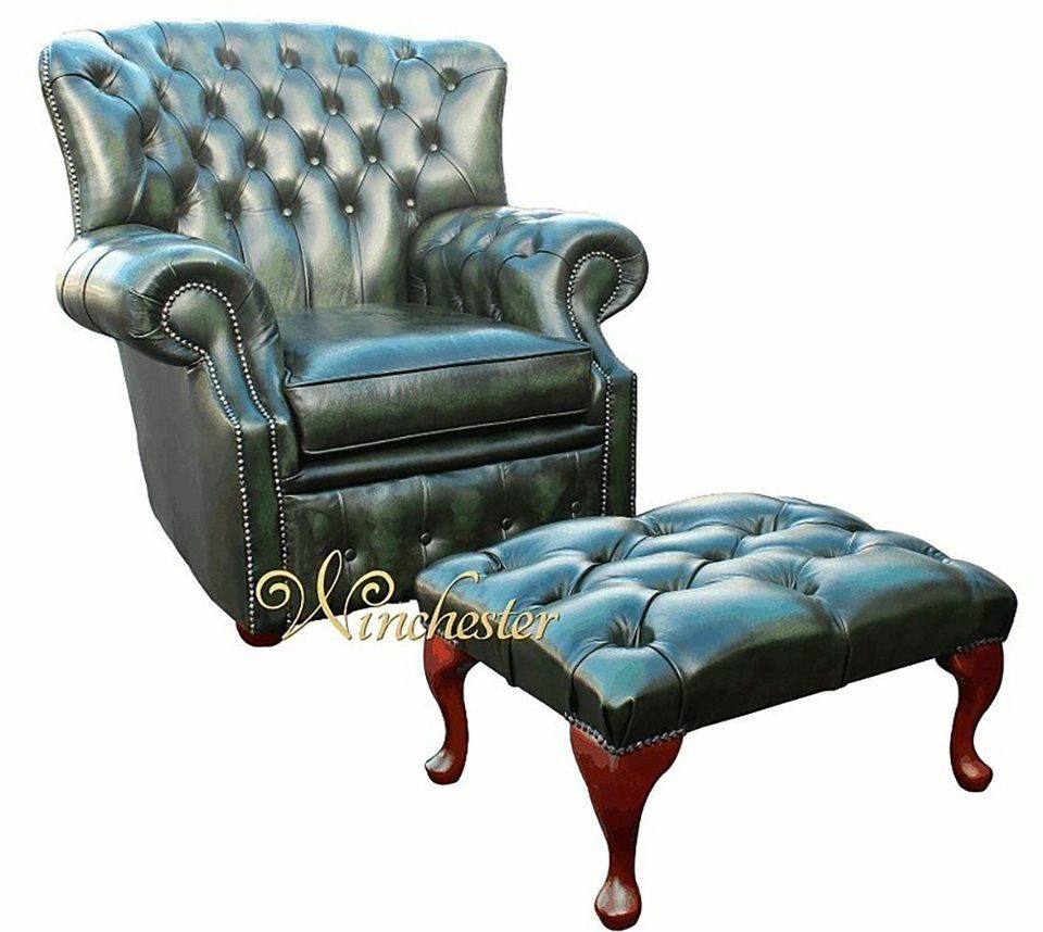 JVmoebel Design Sessel Ohrensessel, Chesterfield Ohrensessel