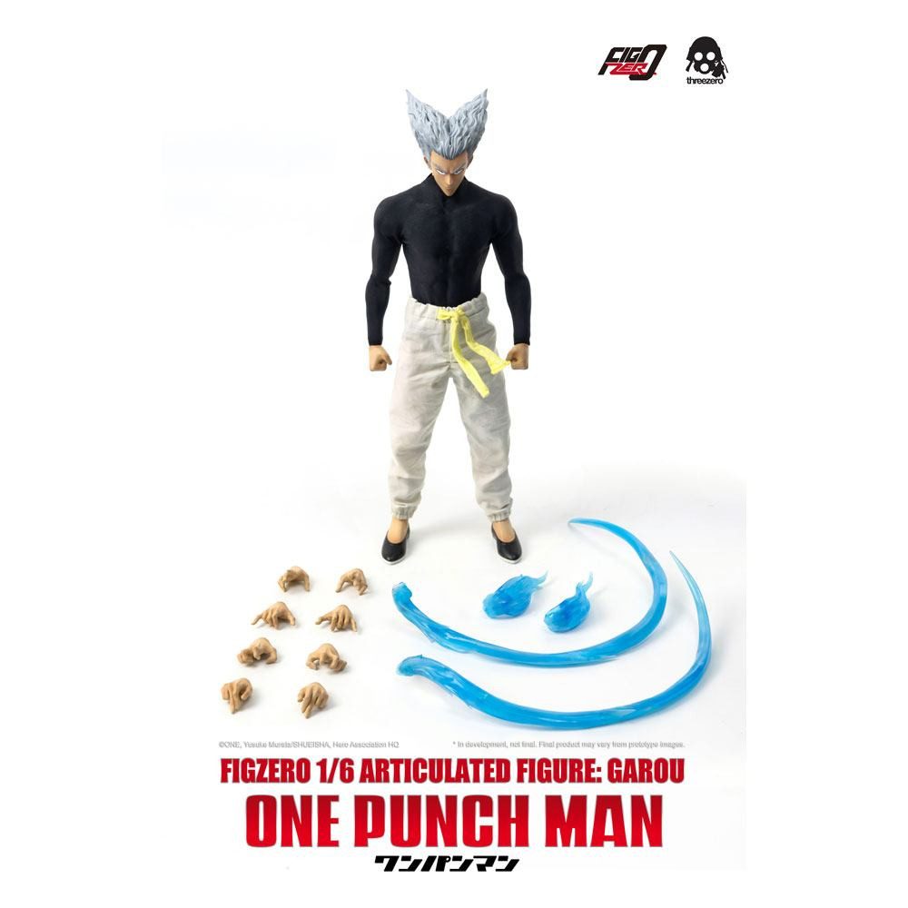ThreeZero Actionfigur One Punch Man FigZero 1/6 Garou 30 cm Actionfigur