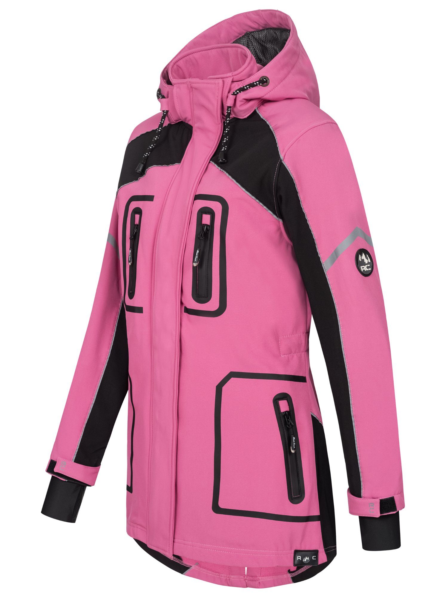 Rock Creek Softshelljacke Damen Softshellmantel Wanderjacke günstig online kaufen