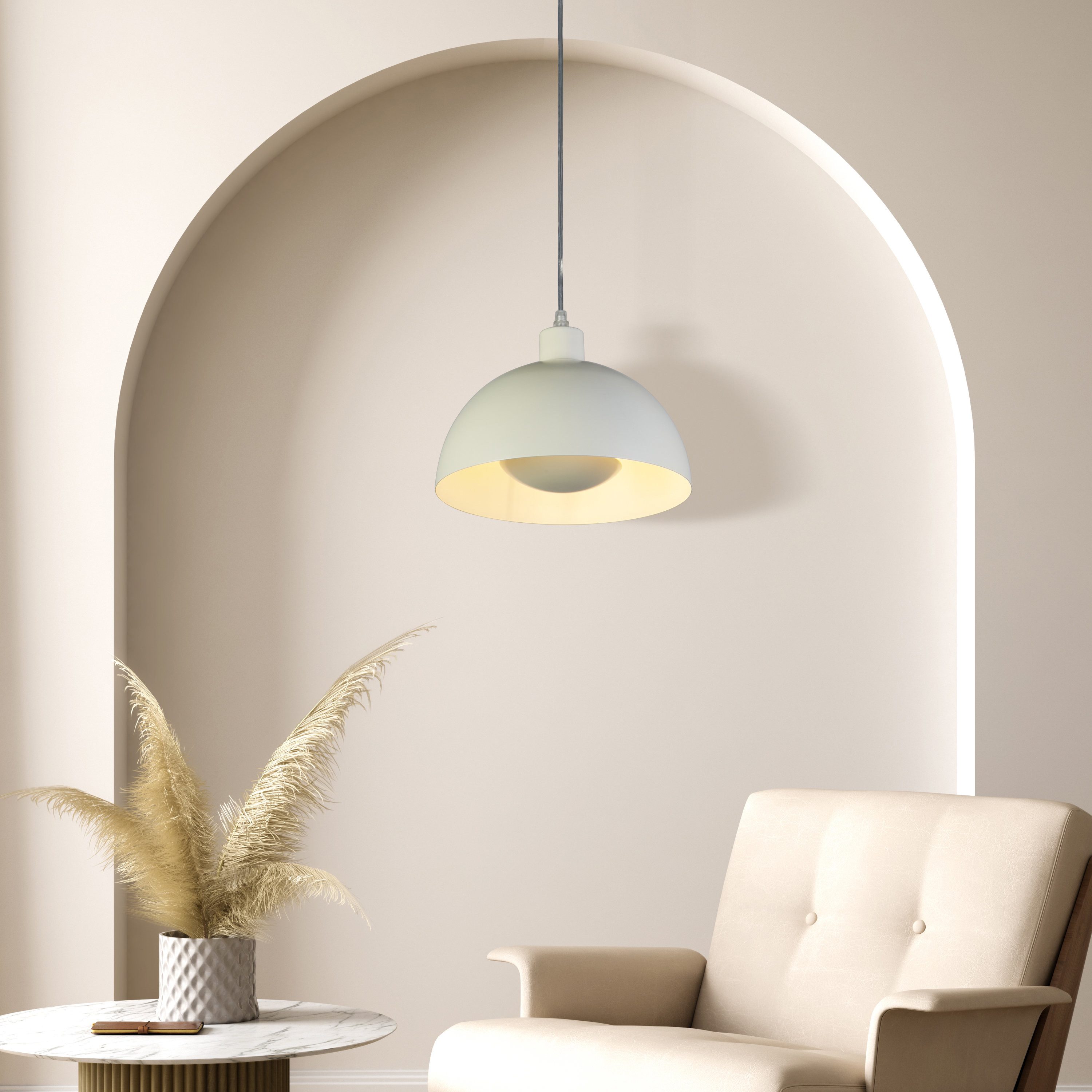 Searchlight Pendelleuchte Mars 1Lt-Pendelleuchte, Metall, ohne Leuchtmittel