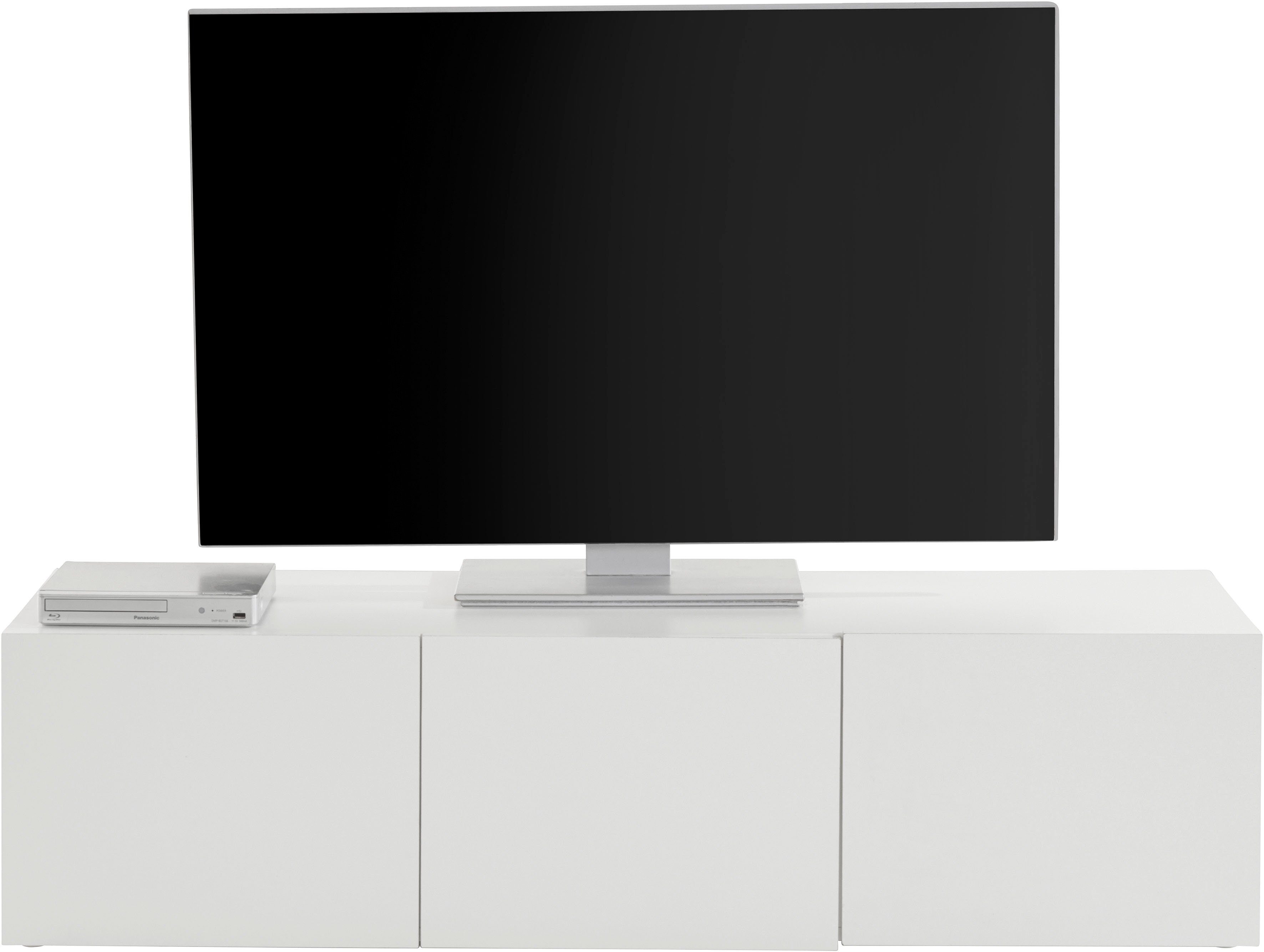 borchardt Möbel Lowboard Sophia, TV-Schrank mit 3 Türen, hängend oder stehend, Modernes TV-Board, Breite 139 cm, 3-türig