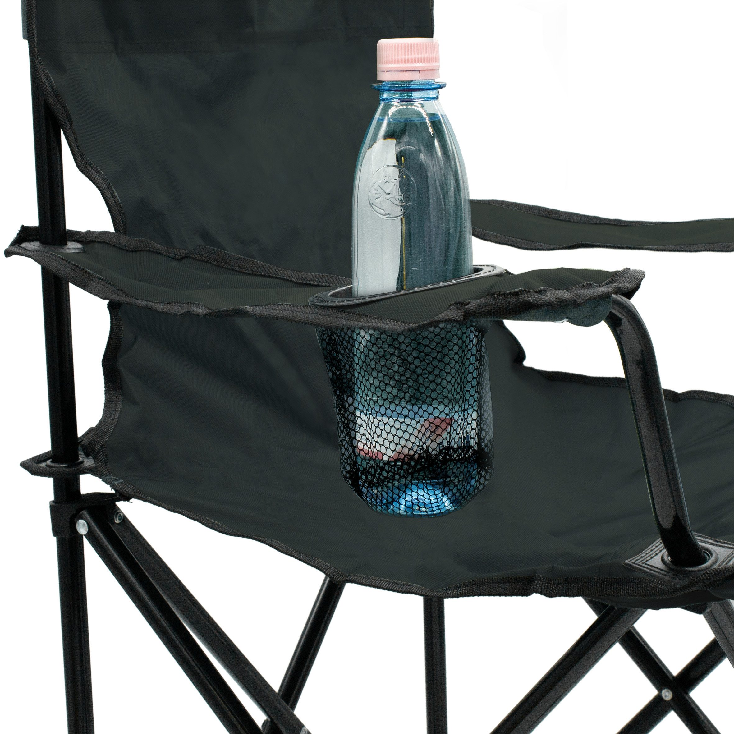 Spetebo Campingstuhl Camping Sitzgruppe 3-teilig mit Aluminium Klapptisch und Tragetasche (Set, 1 St), Garten Tischgruppe mit 2 Campingstühlen bis 100kg – Bild 5 von 5