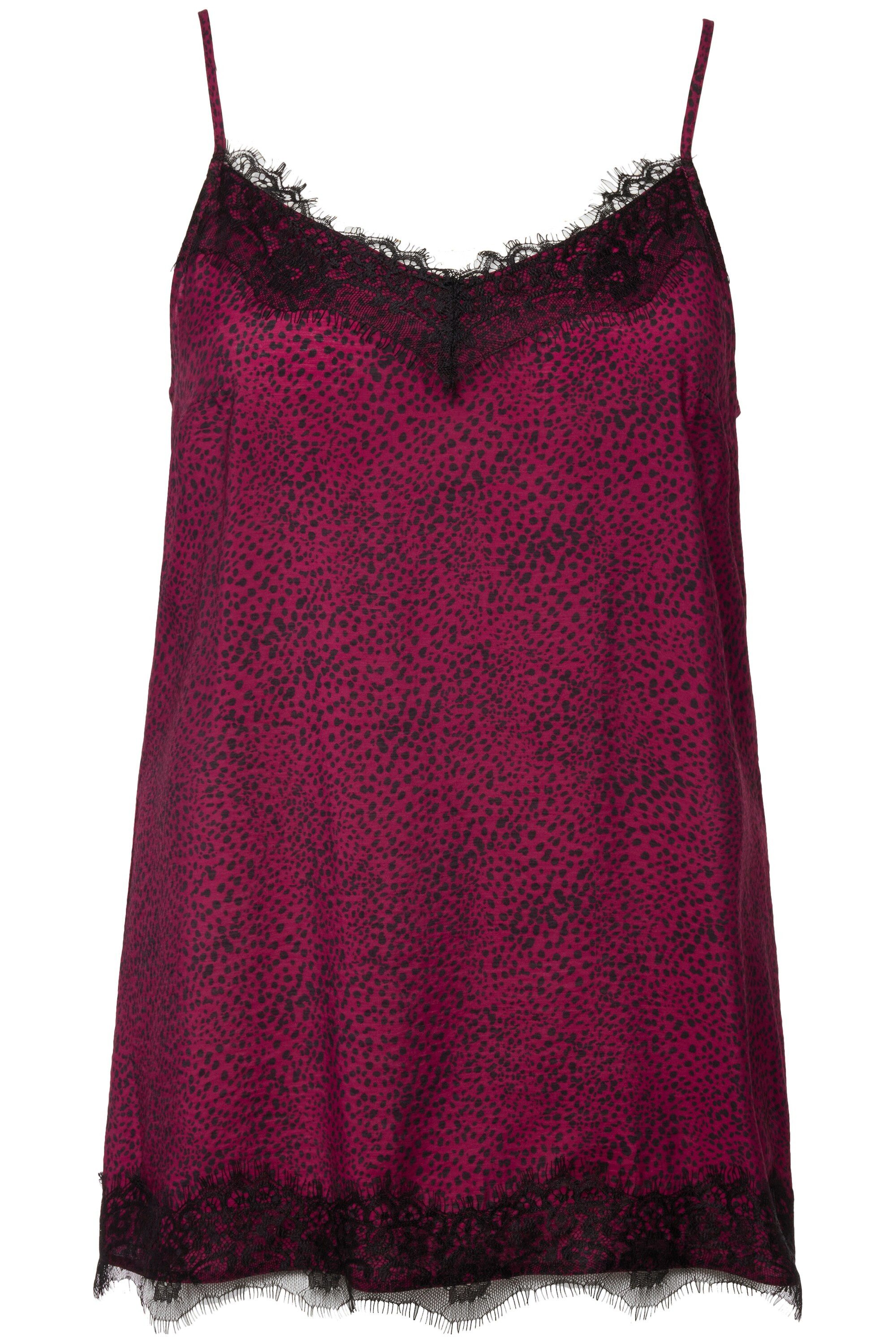 Ulla Popken Spitzenbluse Blusentop Satin V-Ausschnitt günstig online kaufen