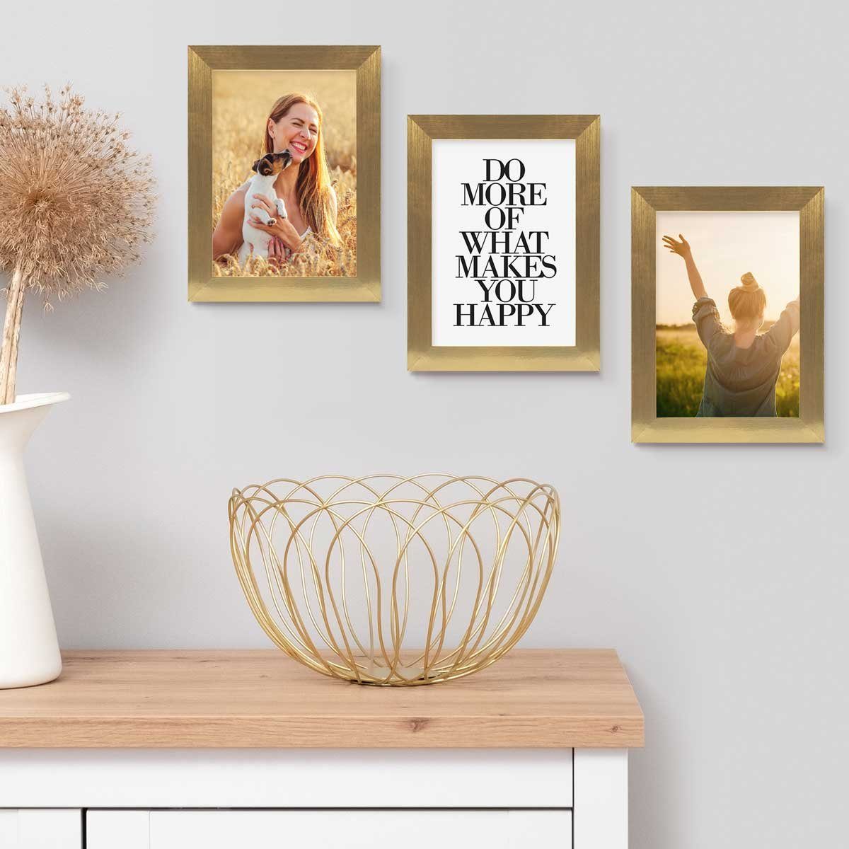 PHOTOLINI Bilderrahmen 3er Set breite Rahmen, günstig online kaufen