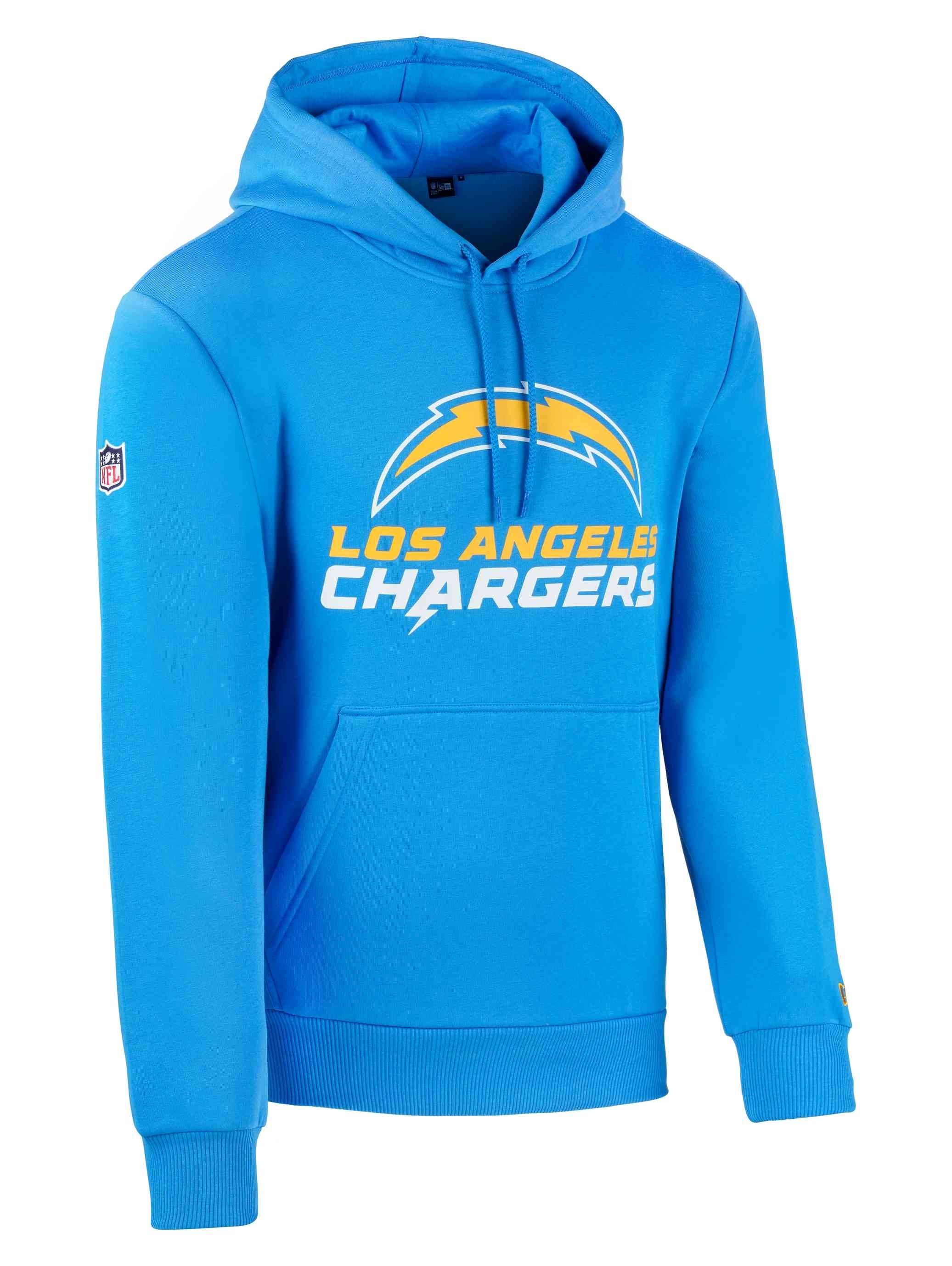 New Era Hoodie NFL Los Angeles Chargers Team Logo and Name
