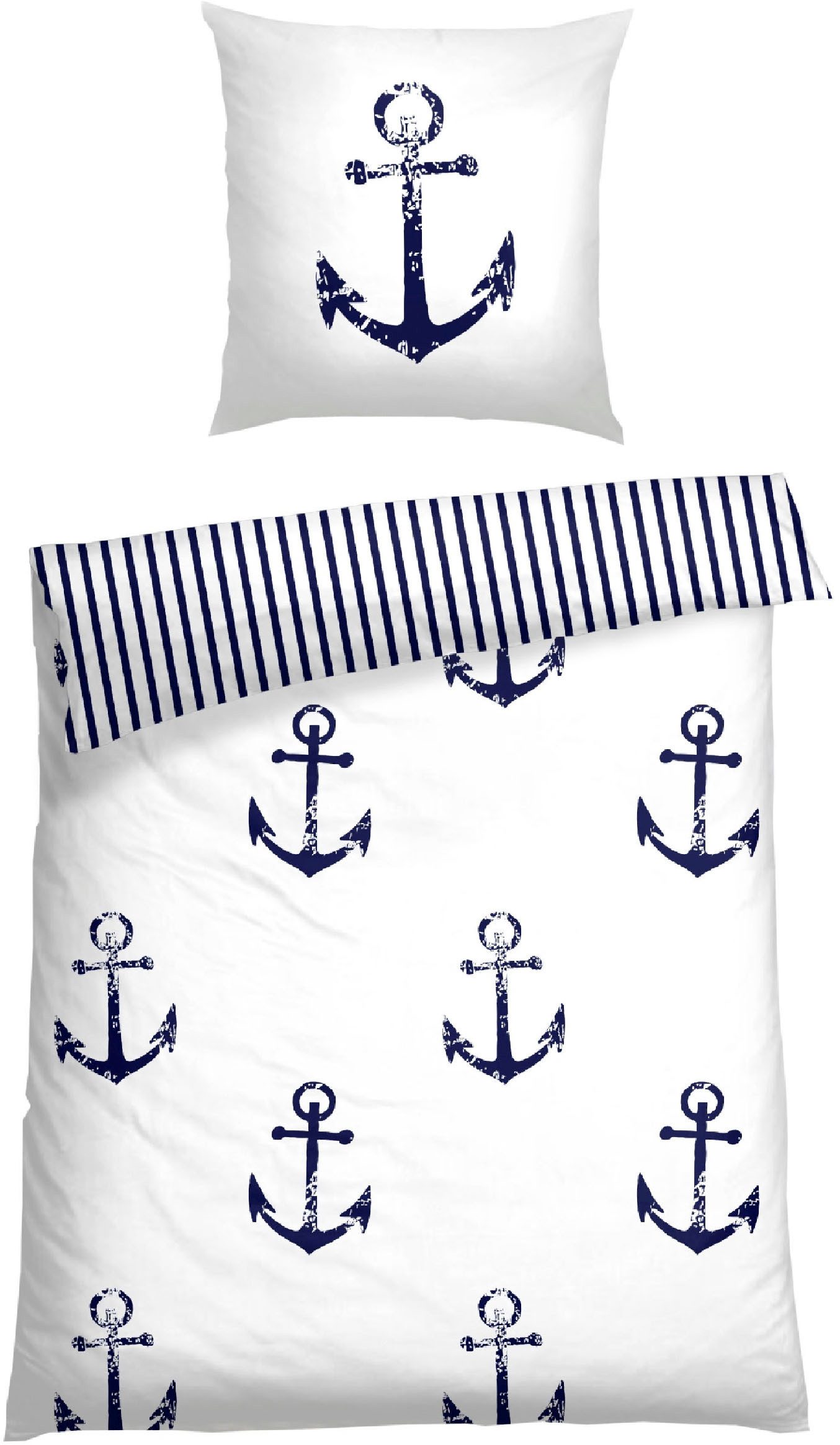 Schiesser Bettwäsche Marina, maritime Momente in günstig online kaufen