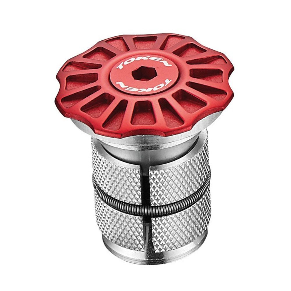 Token Lenkervorbau A-Head Plug Arsenal Top Cap 1 1/8", CNC mit Expander