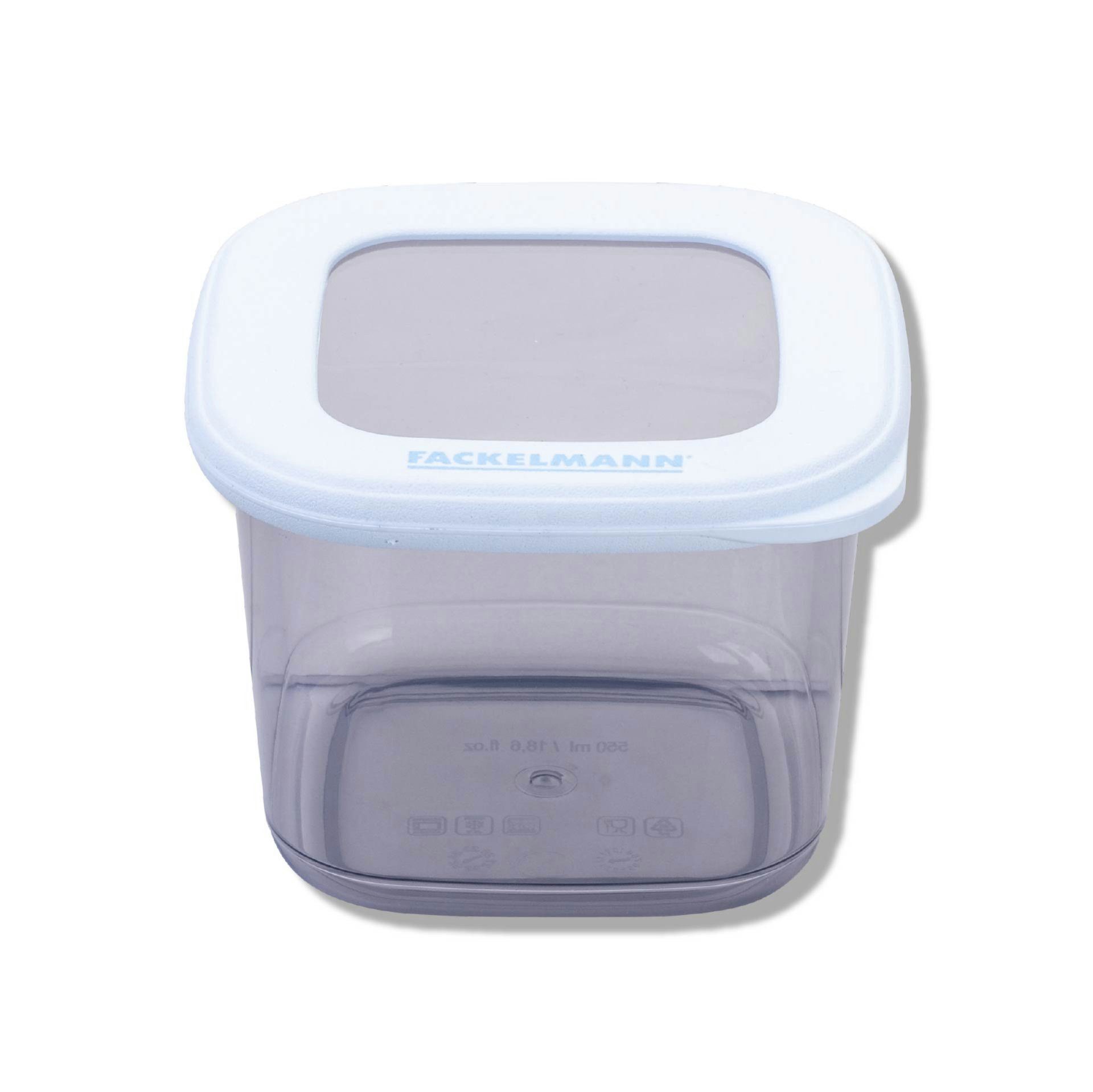 FACKELMANN Aufbewahrungsdose Küchenbehälter, Nahrungsmittelbox, Frischhaltedose, Aufbewahrungsbox