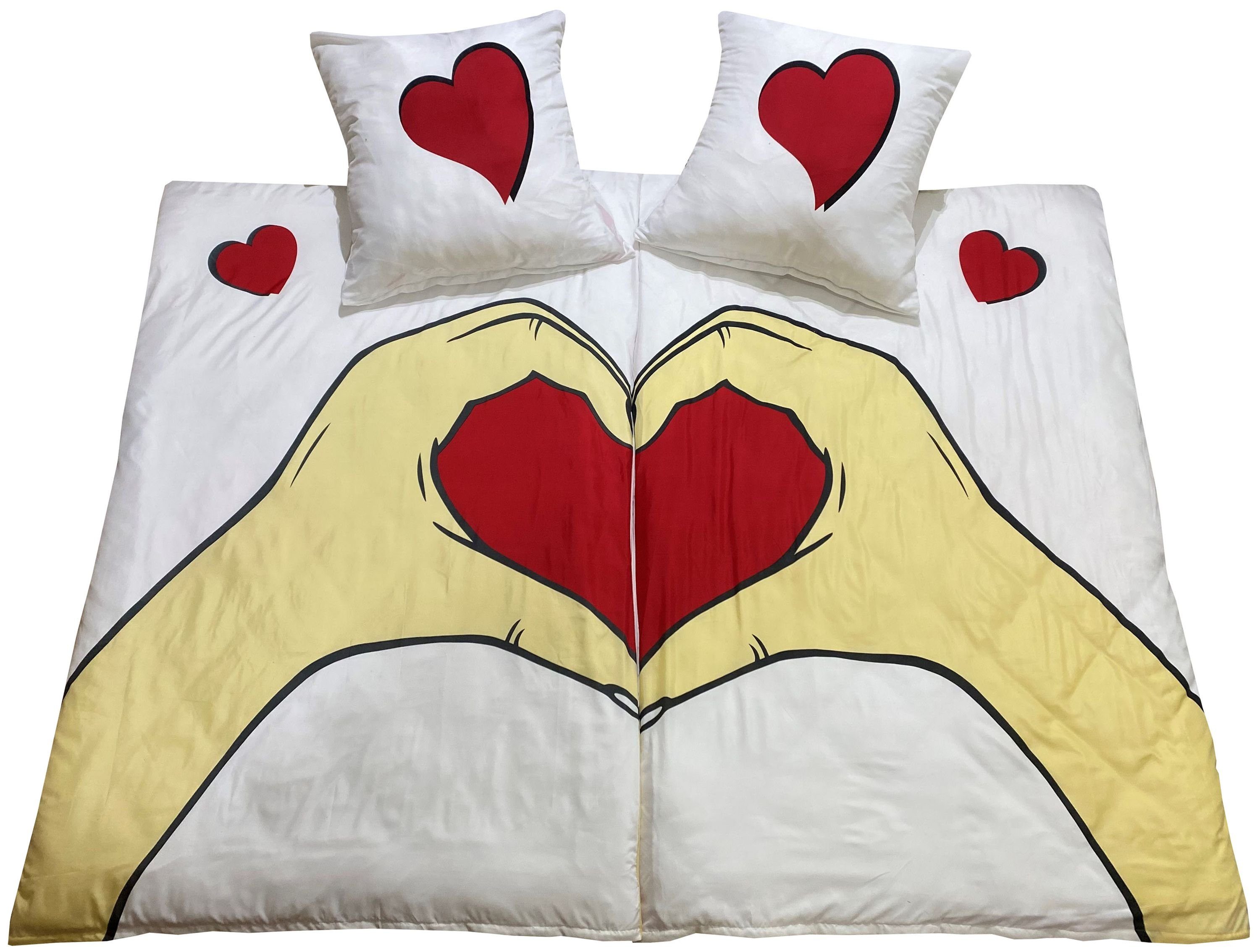 Leonado Vicenti Bettwäsche Allergiker geeignet 135x200, Microfaser, 4 teili günstig online kaufen