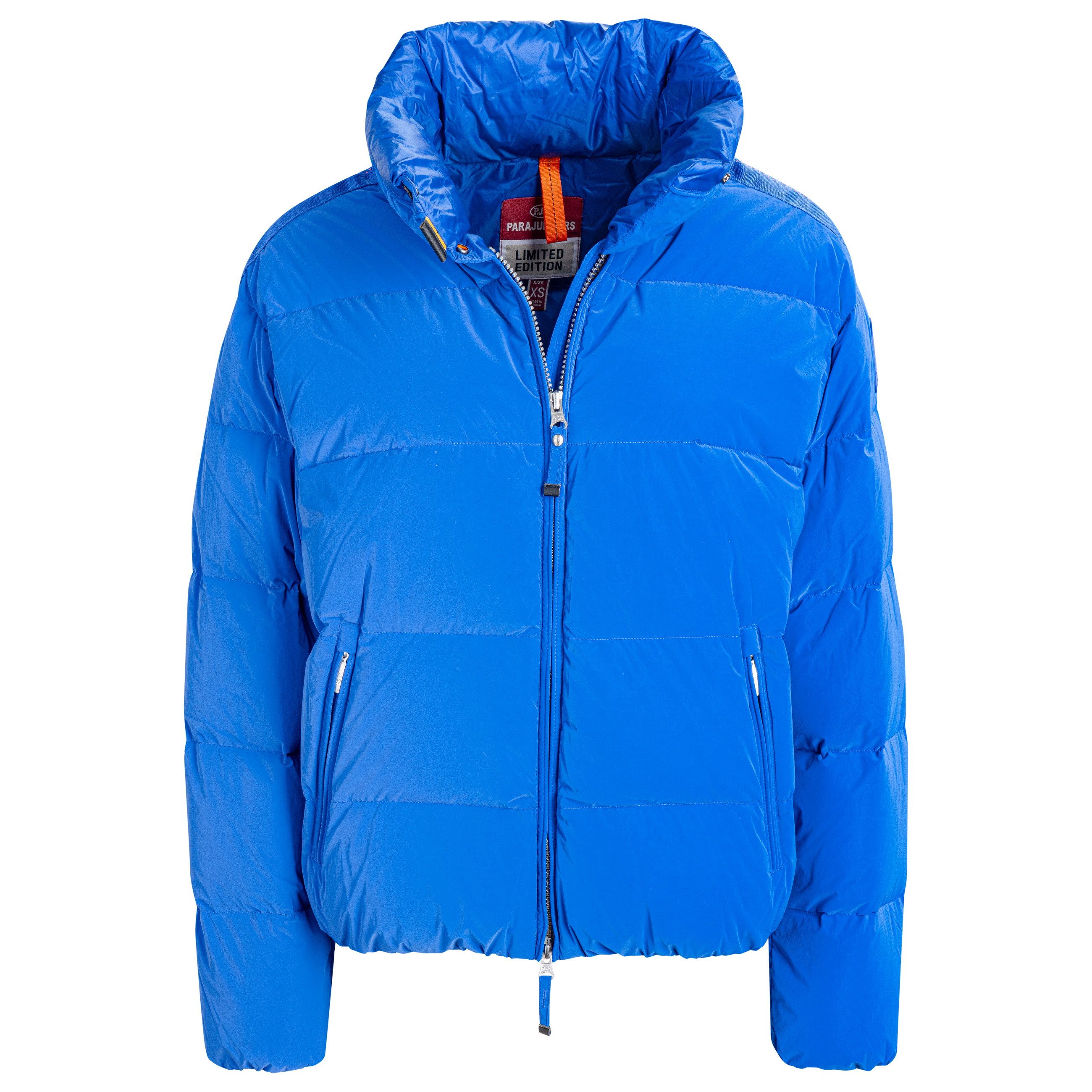 Parajumpers Daunenmantel Parajumpers PJS Damen Limited Edition PIA – frosted Kos Blue Frosted-Matte Look: laminierte Front mit samtigem Matt-Finish