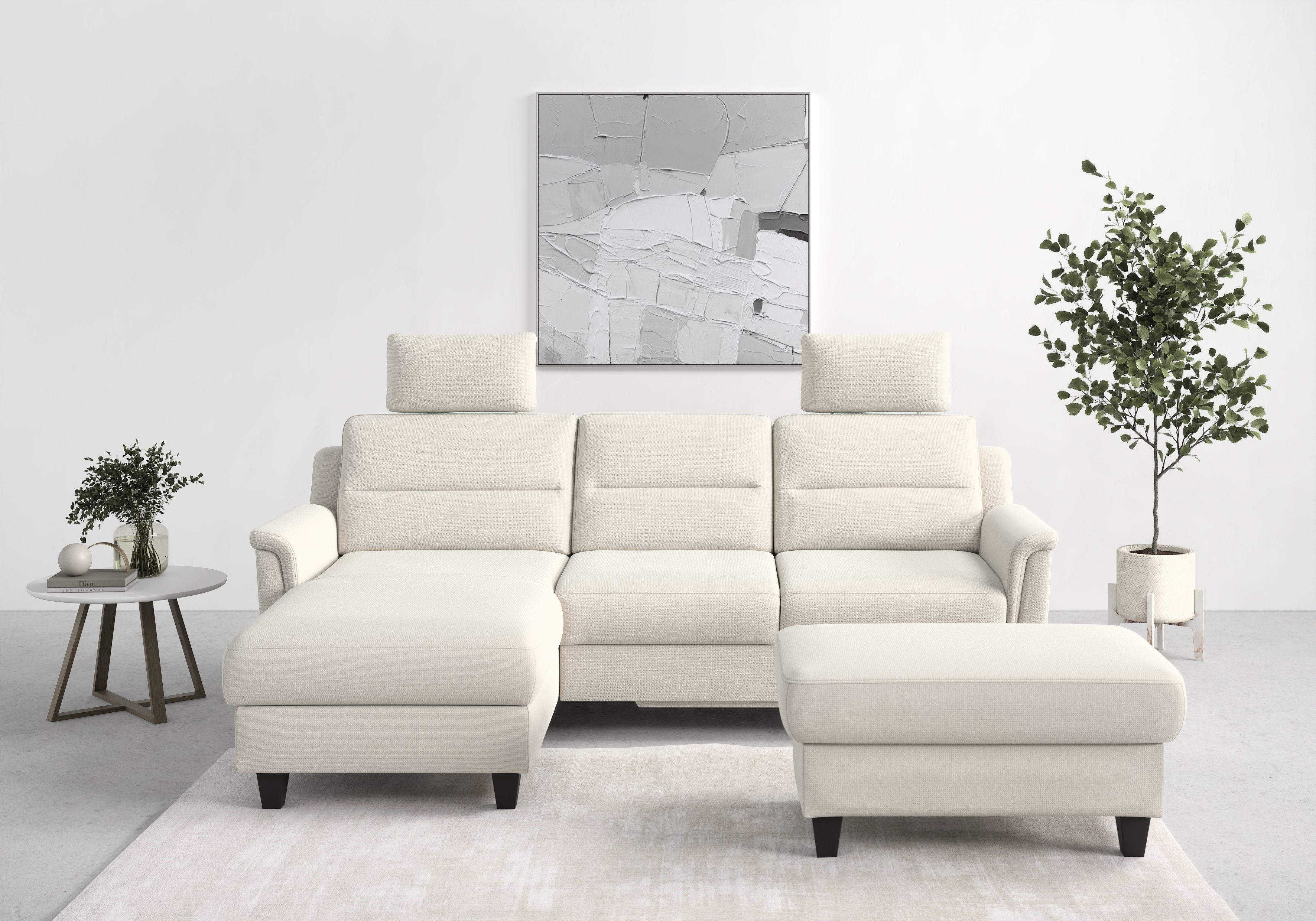 100 % echter Versandhandel Bettfunktion Ecksofa und mit wahlweise inklusive Federkern, sit&more Bettkasten Farö,