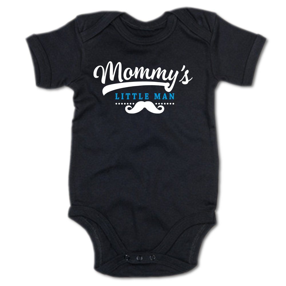 G-graphics Kurzarmbody Mommy´s little Man Baby Body mit Spruch / Motiv / Aufdruck • als Geschenk
