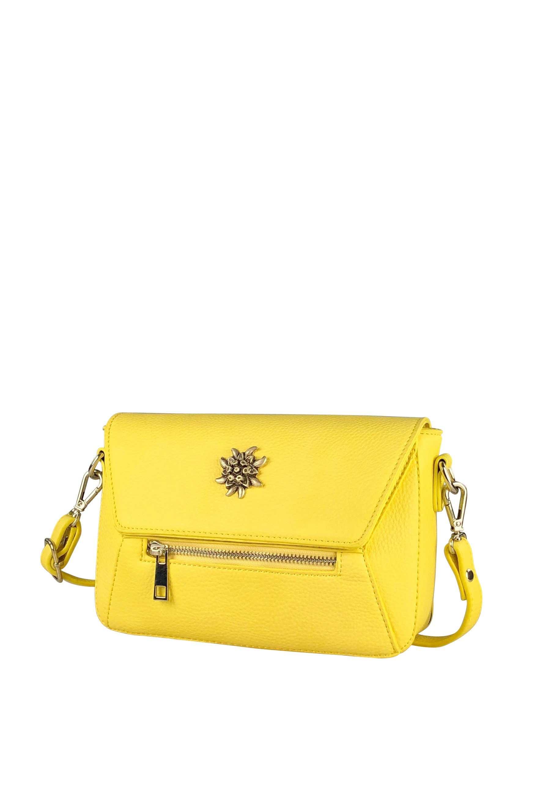 Allgäu Rebell Umhängetasche Mona, mit 2 Reißverschlüssen