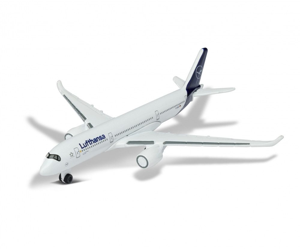 majORETTE Spielzeug-Auto Majorette Airport Airbus 350 Lufthansa