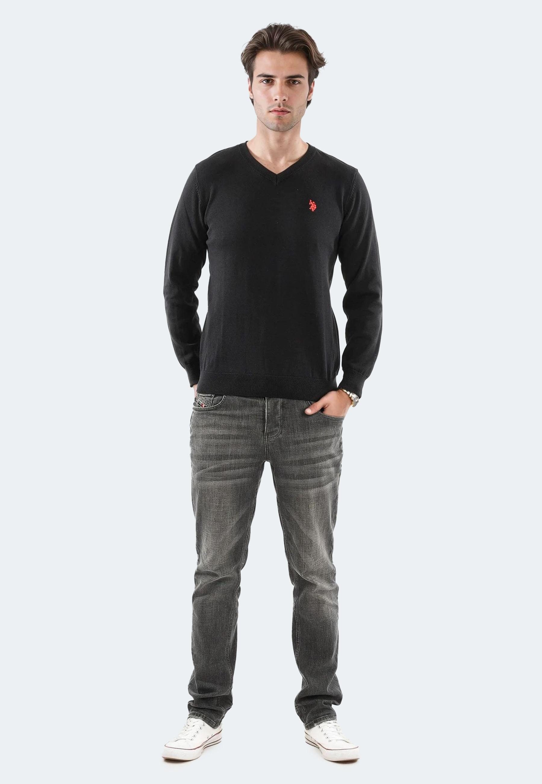U.S. Polo Assn V-Ausschnitt-Pullover Herren Shirt günstig online kaufen