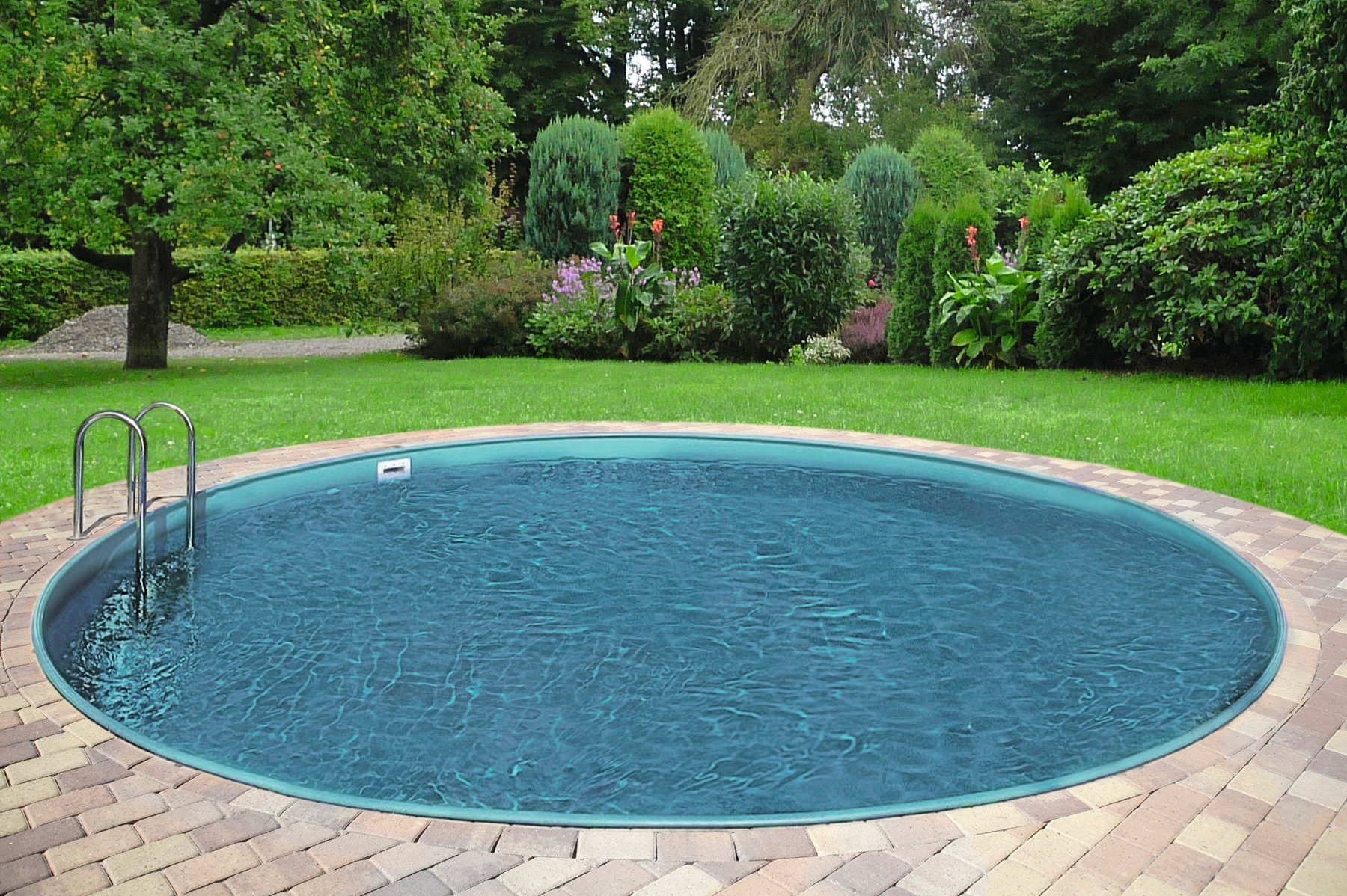 Clear Pool Rundpool PREMIUM IBIZA (Set, 2-tlg), inkl. Bodenschutzplane, in verschiedenen Größen erhältlich