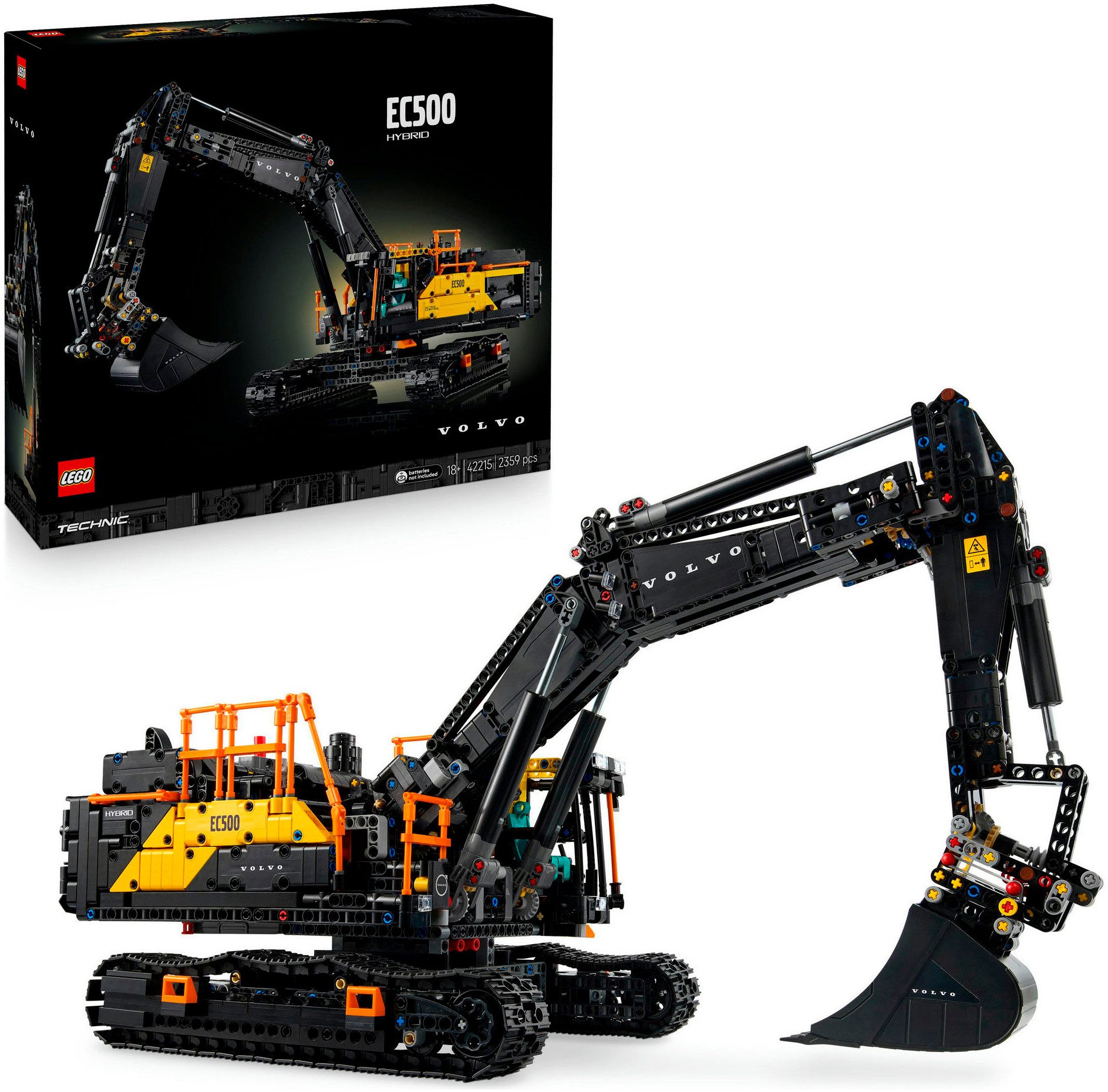 LEGO® Volvo EC500 Hybrid Bagger (42215), LEGO Technic Konstruktionsspielste günstig online kaufen