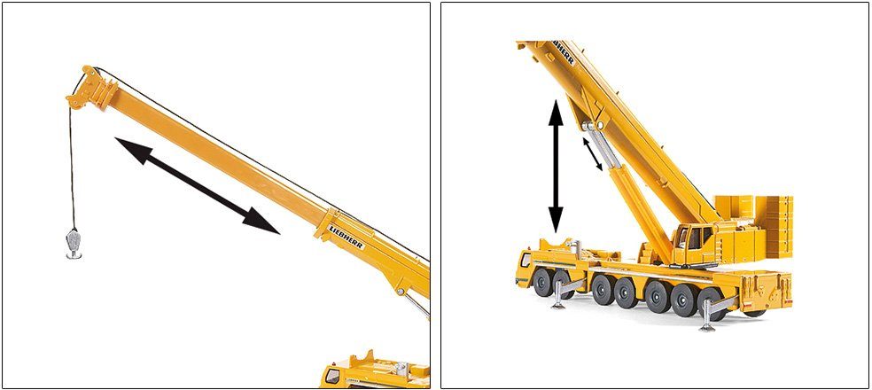 Siku Spielzeug-Kran SIKU Super, Liebherr Mobilkran (1886)