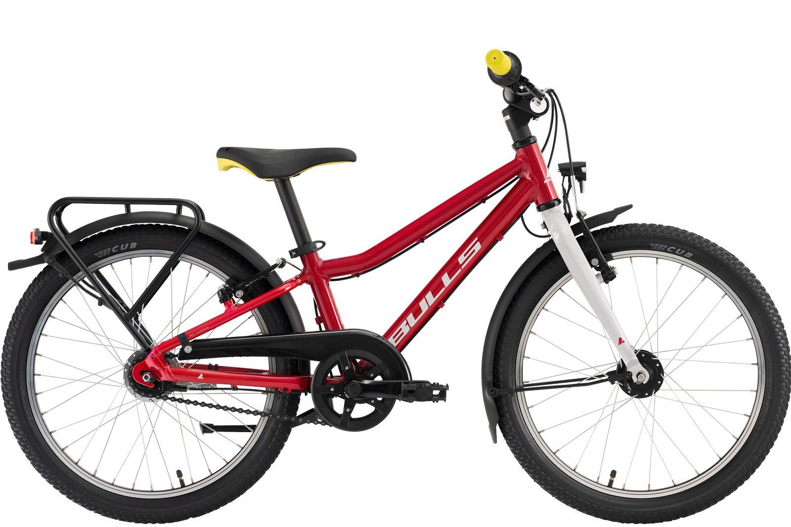 Bulls Kinderfahrrad Bulls Tokee Street 20'' 7-Gang inner rot 2026, 7 Gang SHIMANO Nexus 7-Gang Nabenschaltung mit Rücktritt, Nabenschaltung