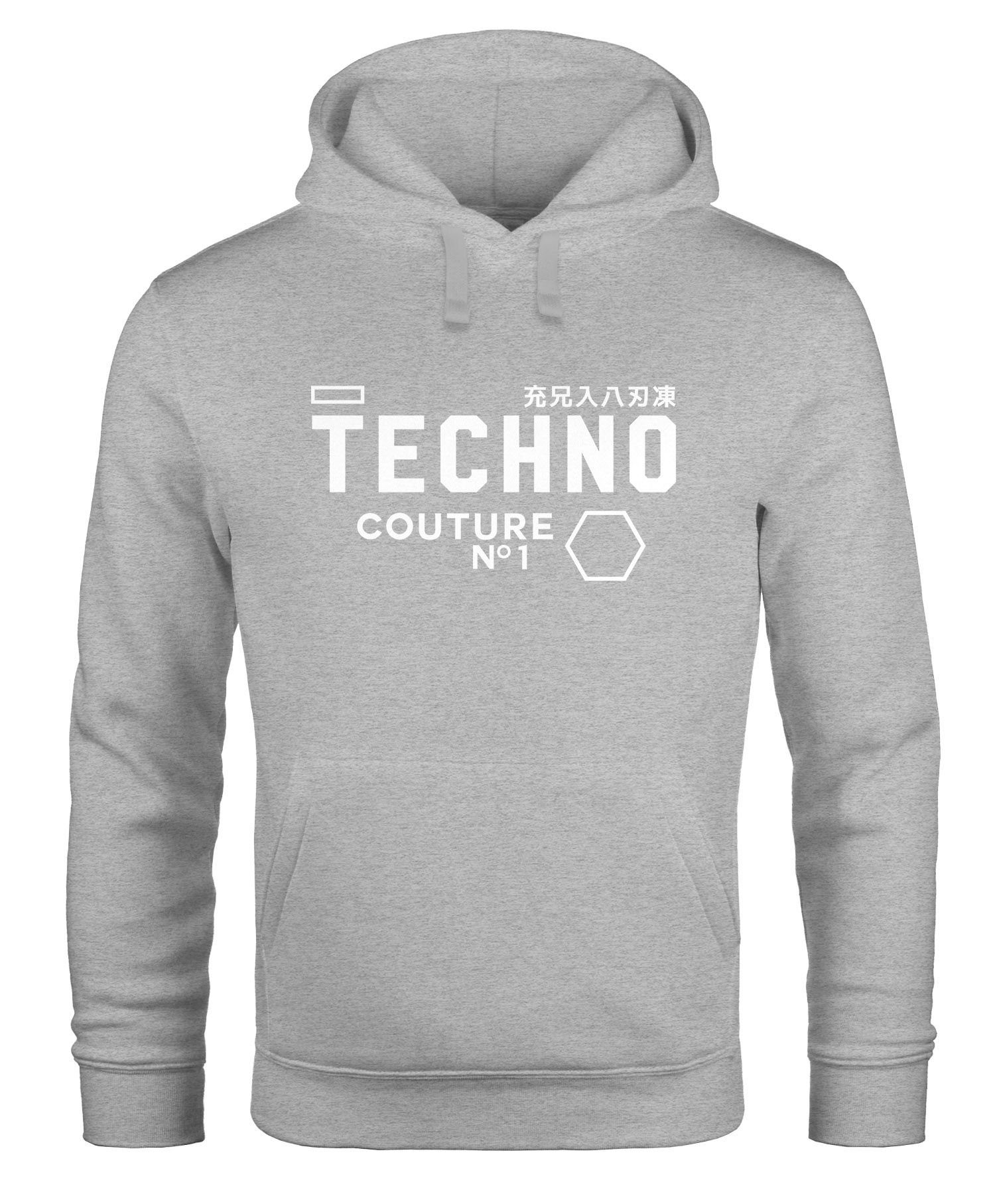 Hoodie Techno Kapuzen-Pullover Hoodie Herren Männer Neverless®