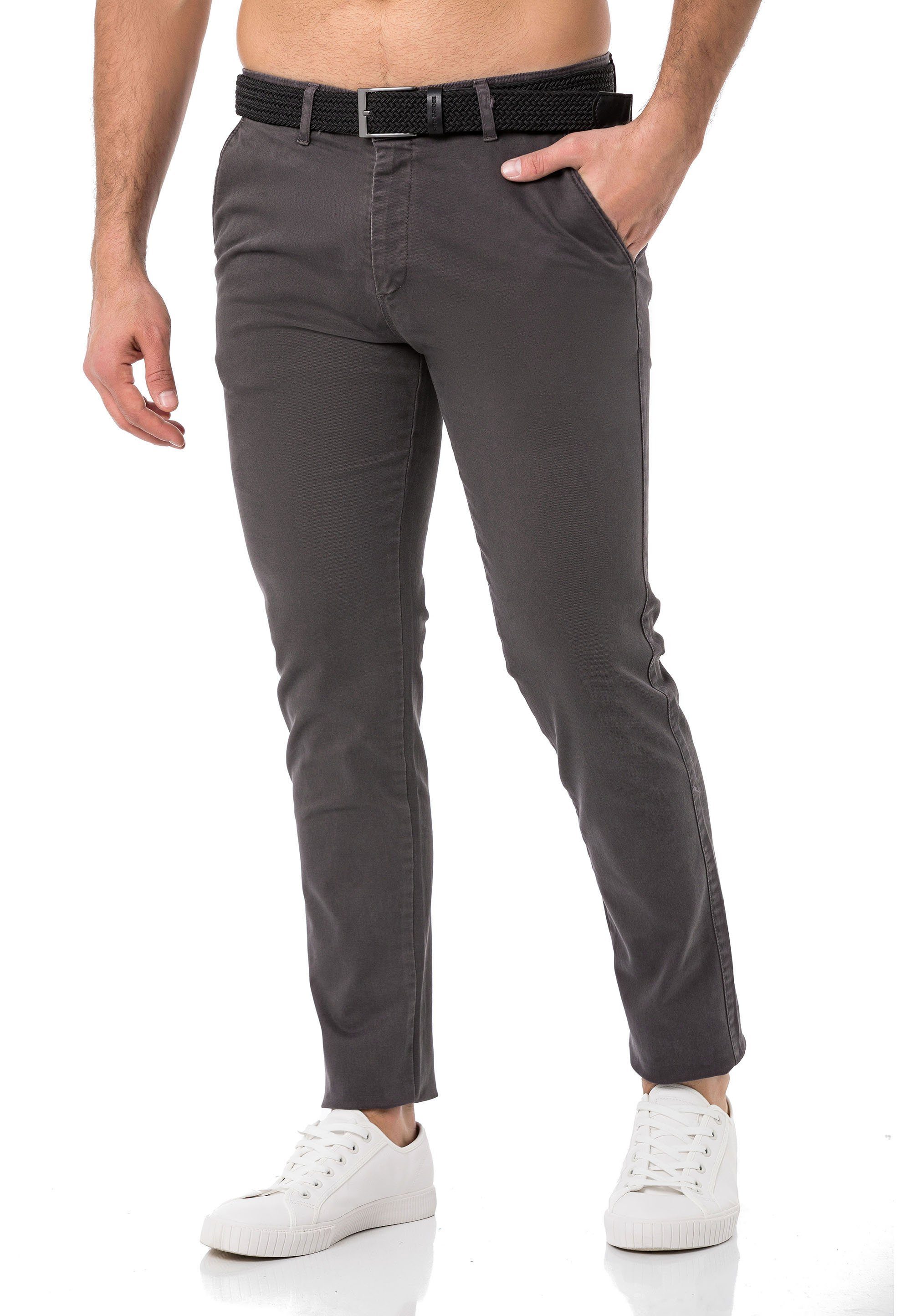 RedBridge Chinohose inklusive hochwertigem Stretch-Gürtel Casual