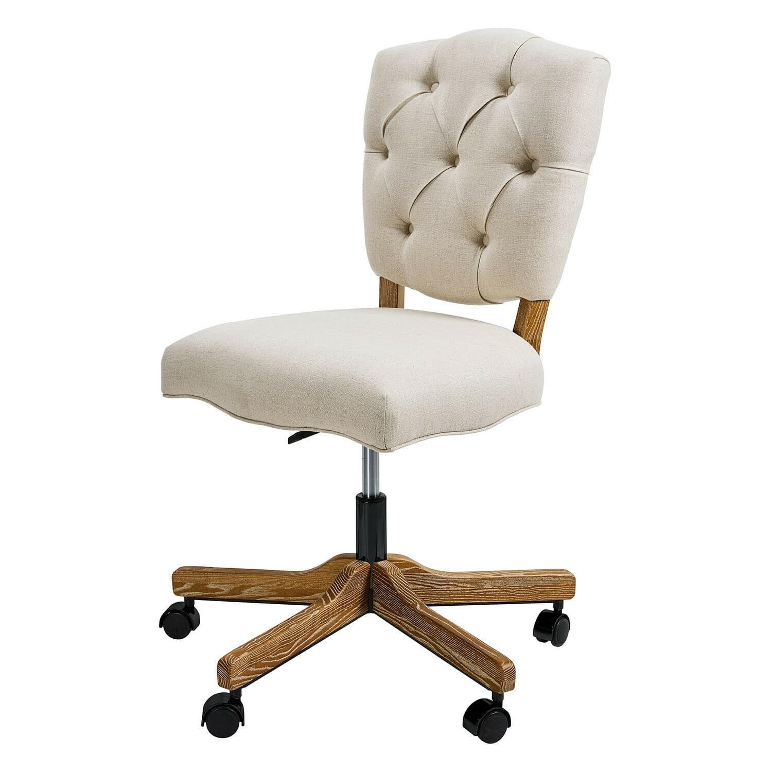 Mirabeau Esszimmerstuhl Schreibtischstuhl Havenleigh creme/braun