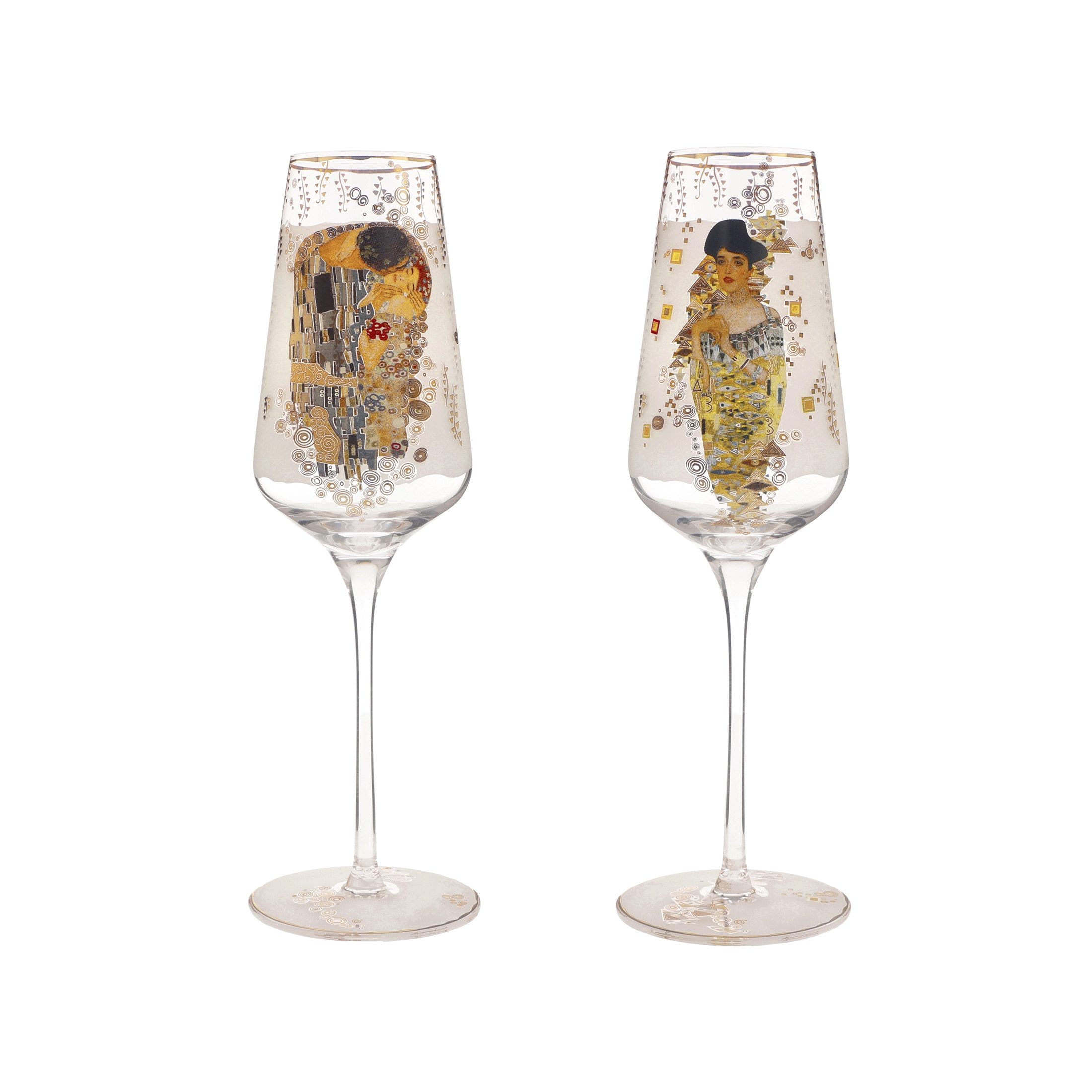 Goebel Glas Goebel Artis Orbis, Sektglas, Gustav Klimt - Adele & der Kuss 2025