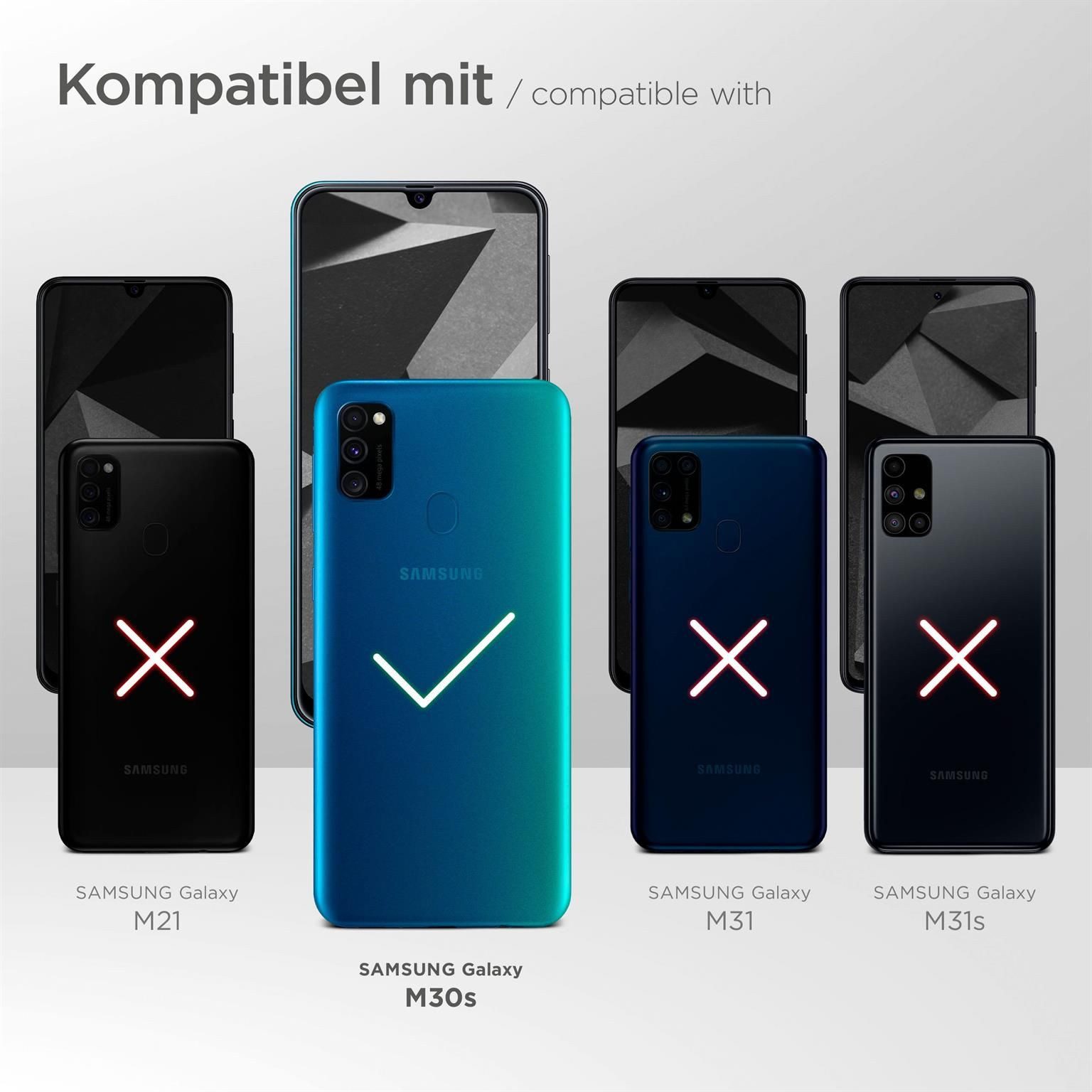 ONEFLOW Handyhülle für Samsung Galaxy M30s Wasserdichte Tasche BeachBag Grün 6,4 Zoll, Hülle mit Touch Kamera Fenster IPX8 Unterwasser-Tasche zum Schwimmen