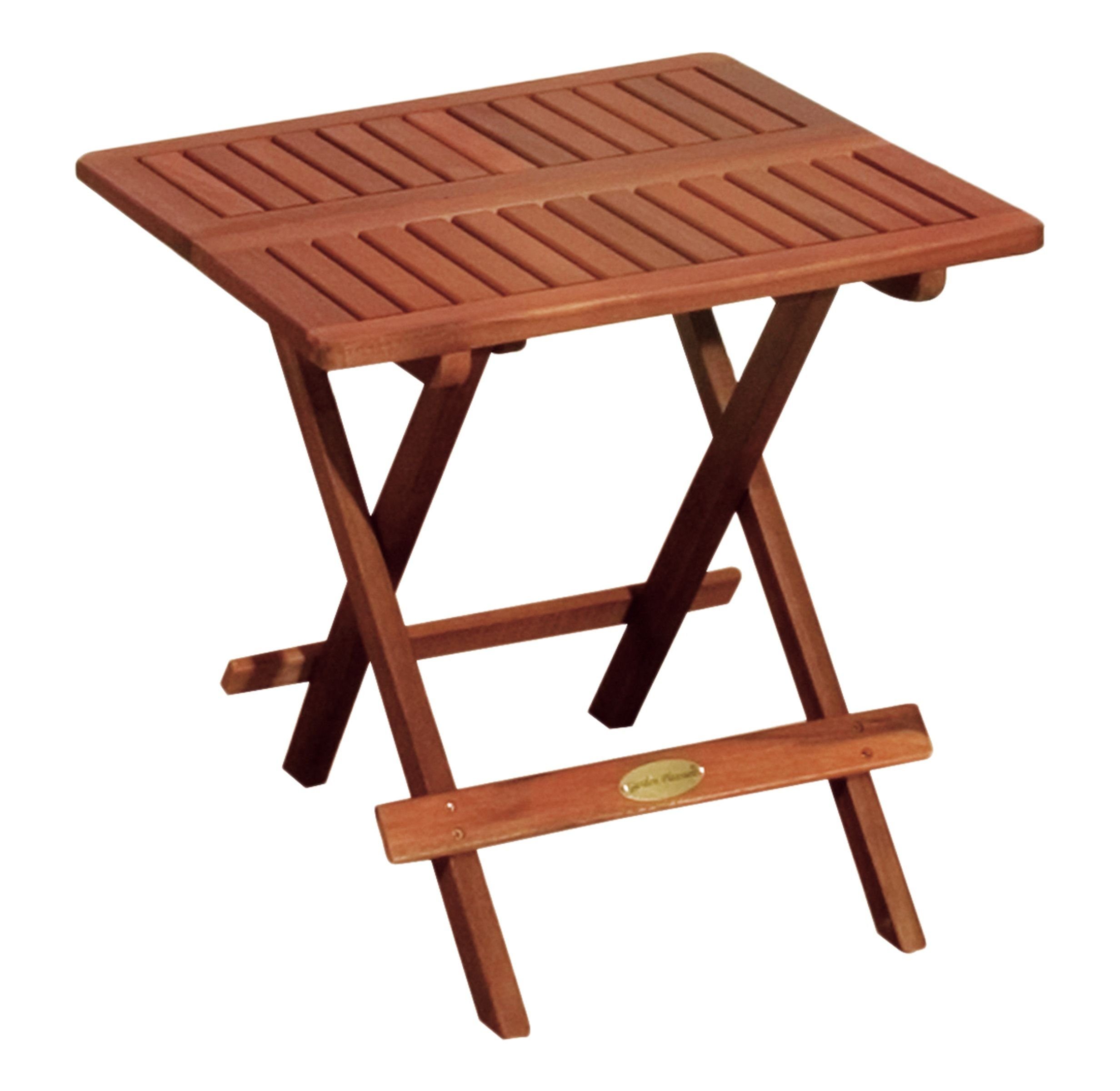 Gravidus Klapptisch Tisch Klapptisch Holztisch Gartentisch Balkontisch  klappbar 50x50