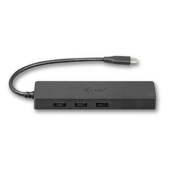 I-TEC USB-Verteiler USB-C Slim Passive HUB 3 Port + Gigabit Ethernet Adapter